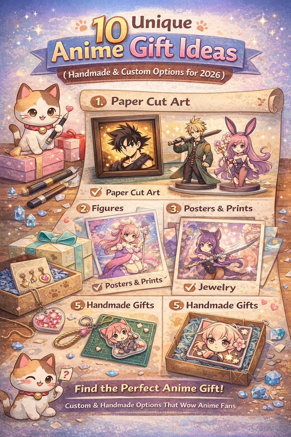 10 Unique Anime Gift Ideas (Handmade & Custom Options for 2026)