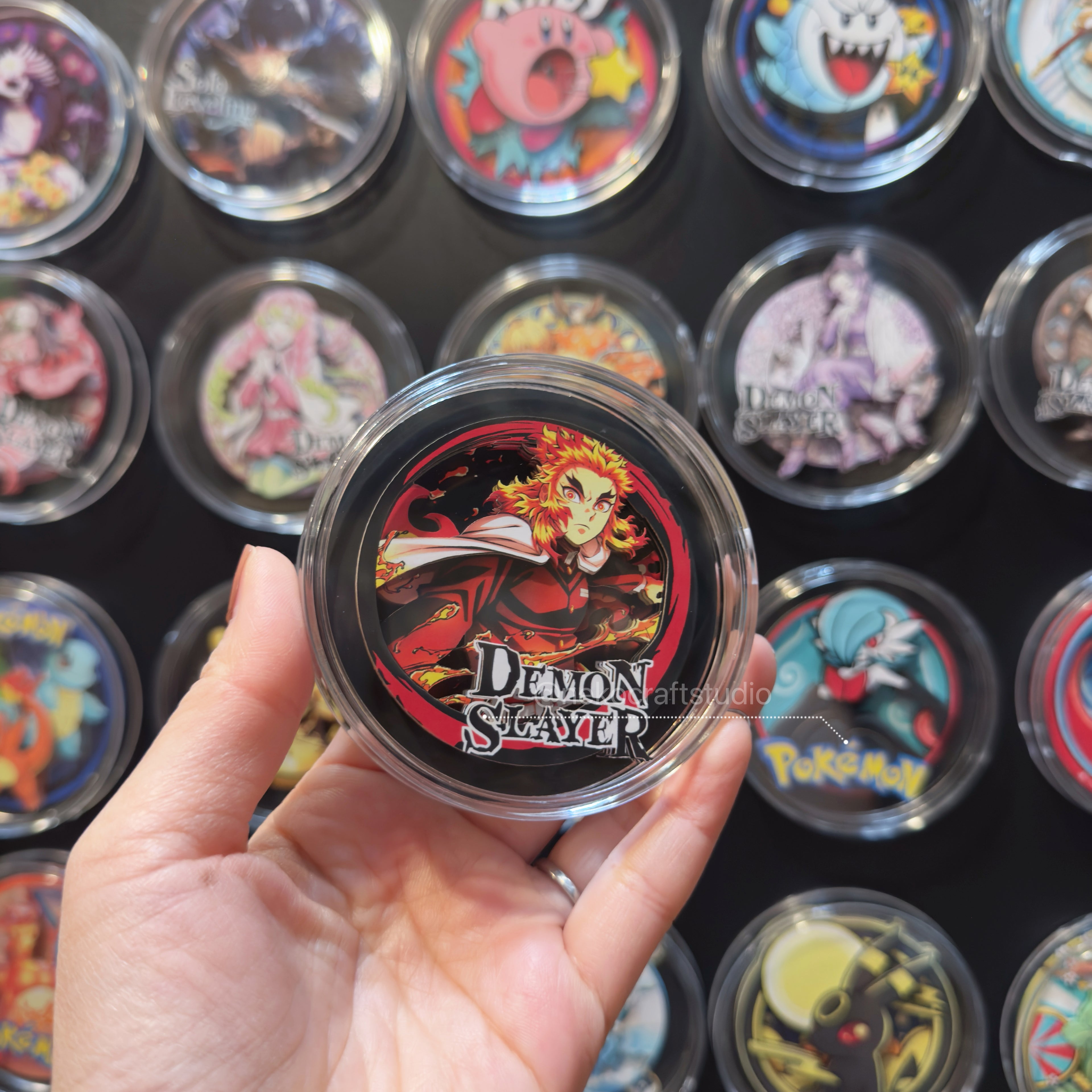 Demon Slayer -Kyojuro Rengoku- Paper Cut Magnet