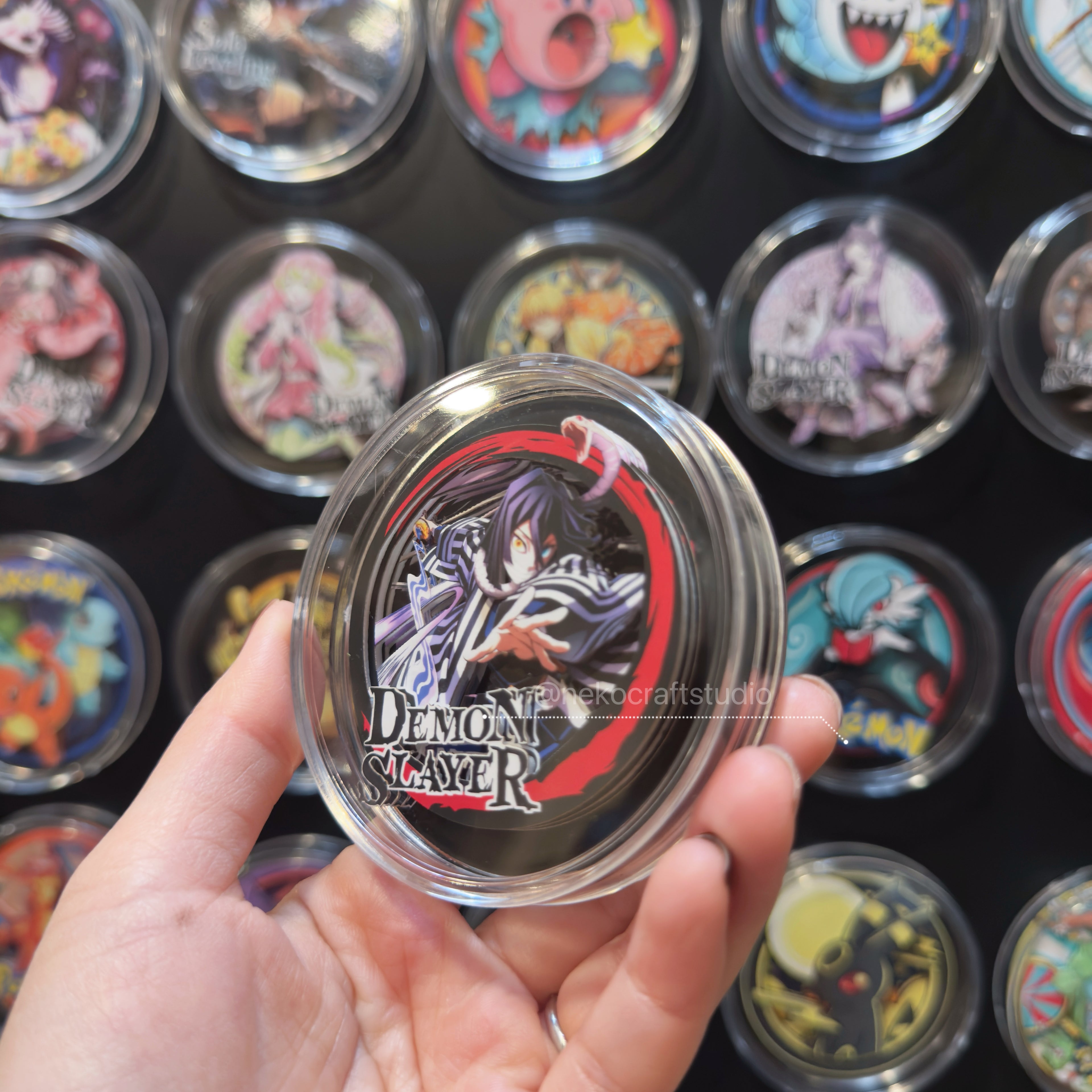 Demon Slayer -Obanai Iguro- Paper Cut Magnet
