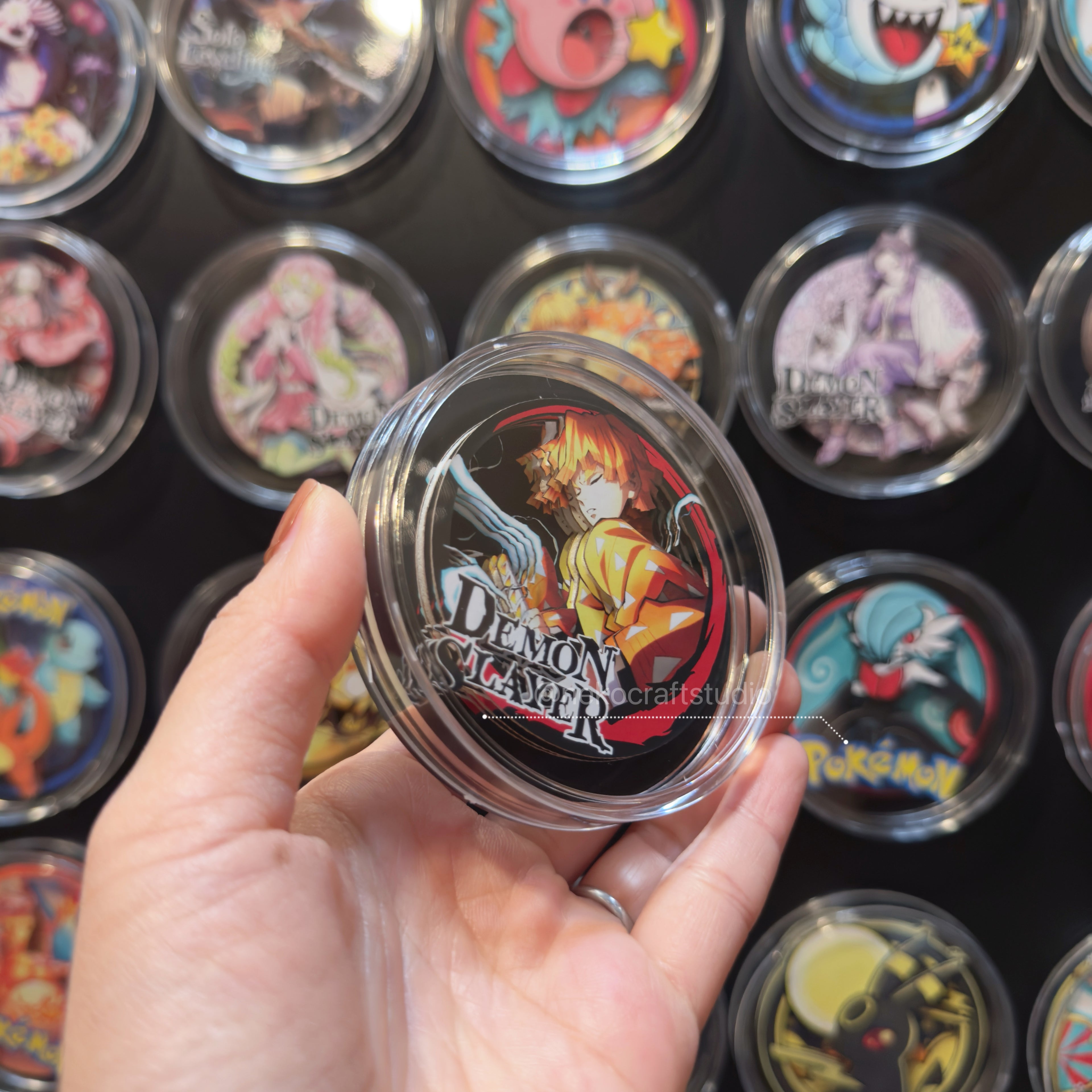 Demon Slayer - Zenitsu Agatsuma- Paper Cut Magnet