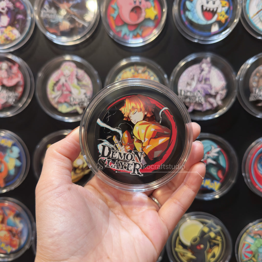 Demon Slayer - Zenitsu Agatsuma- Paper Cut Magnet