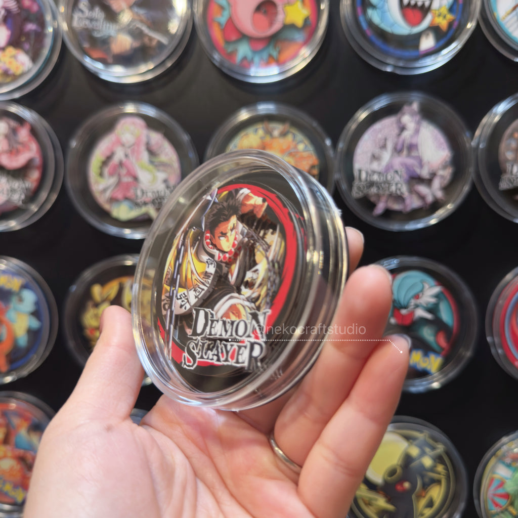 Demon Slayer - Gyomei Himejima - Paper Cut Magnet