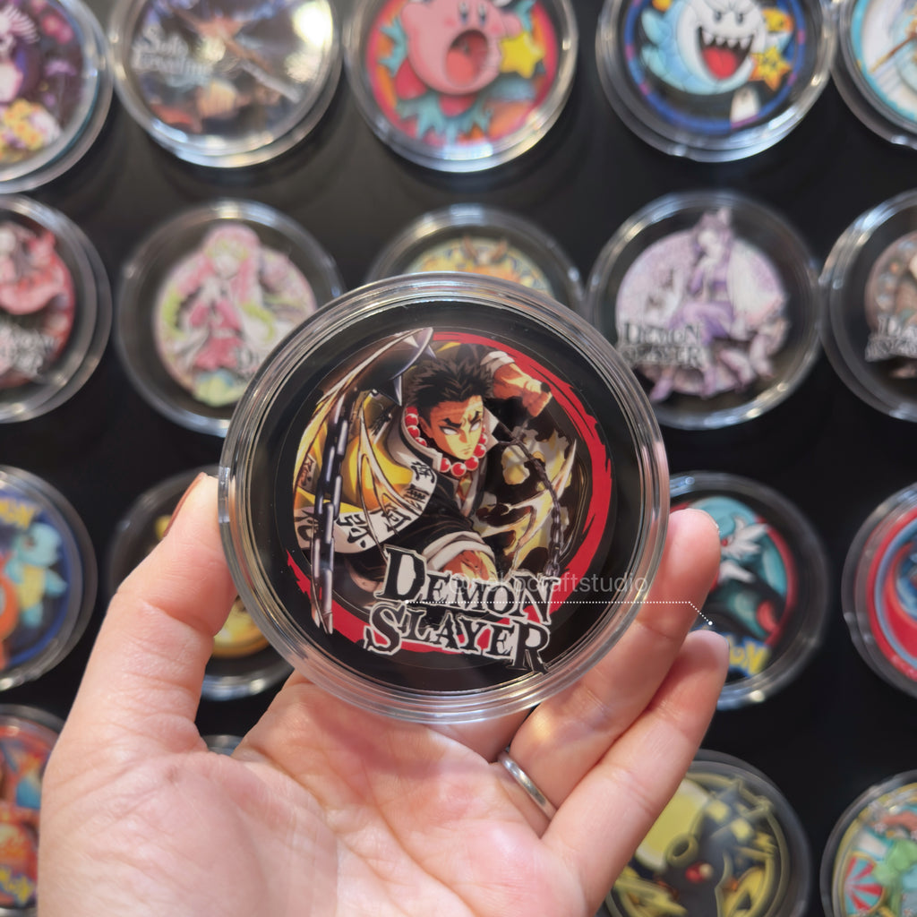 Demon Slayer - Gyomei Himejima - Paper Cut Magnet
