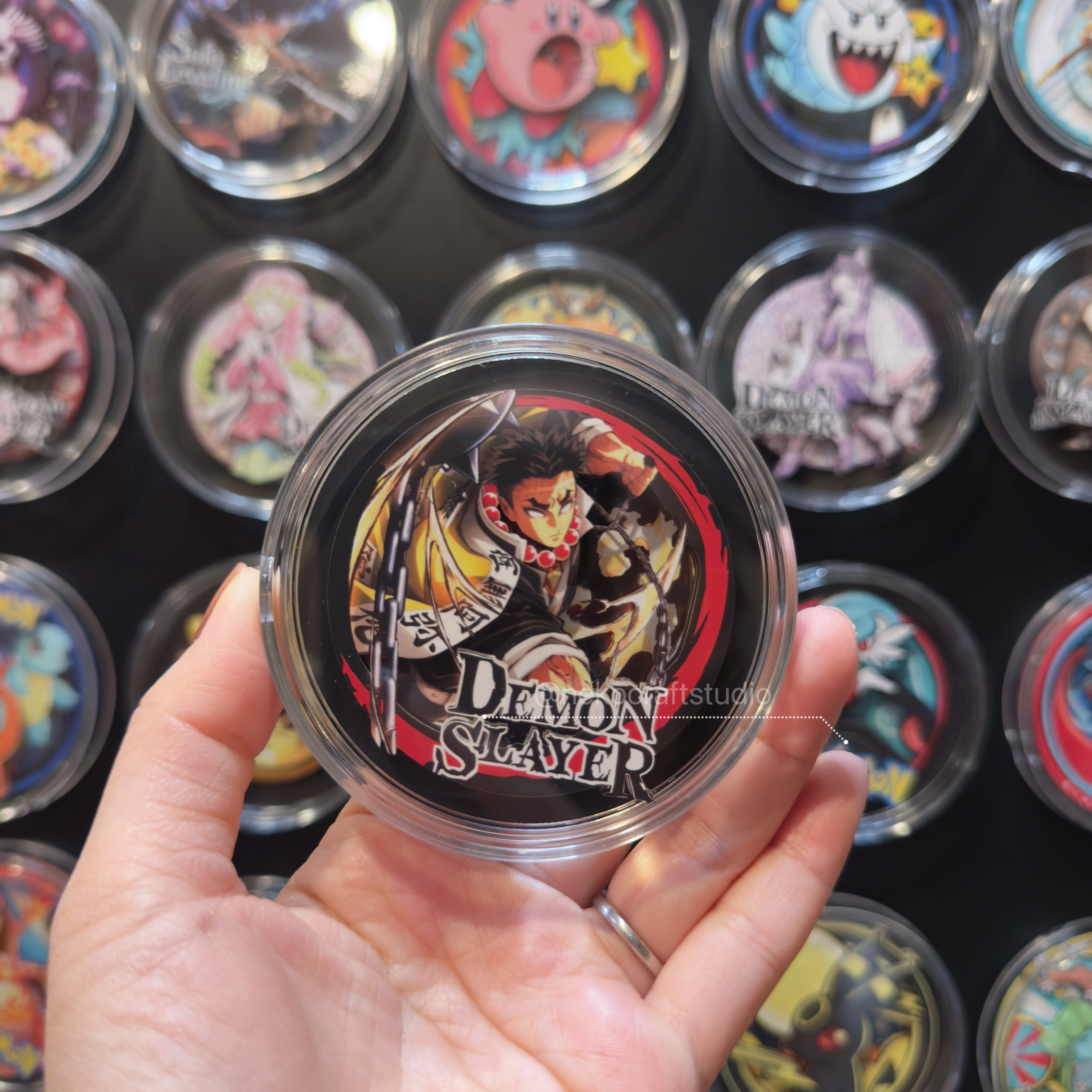 Demon Slayer - Gyomei Himejima - Paper Cut Magnet