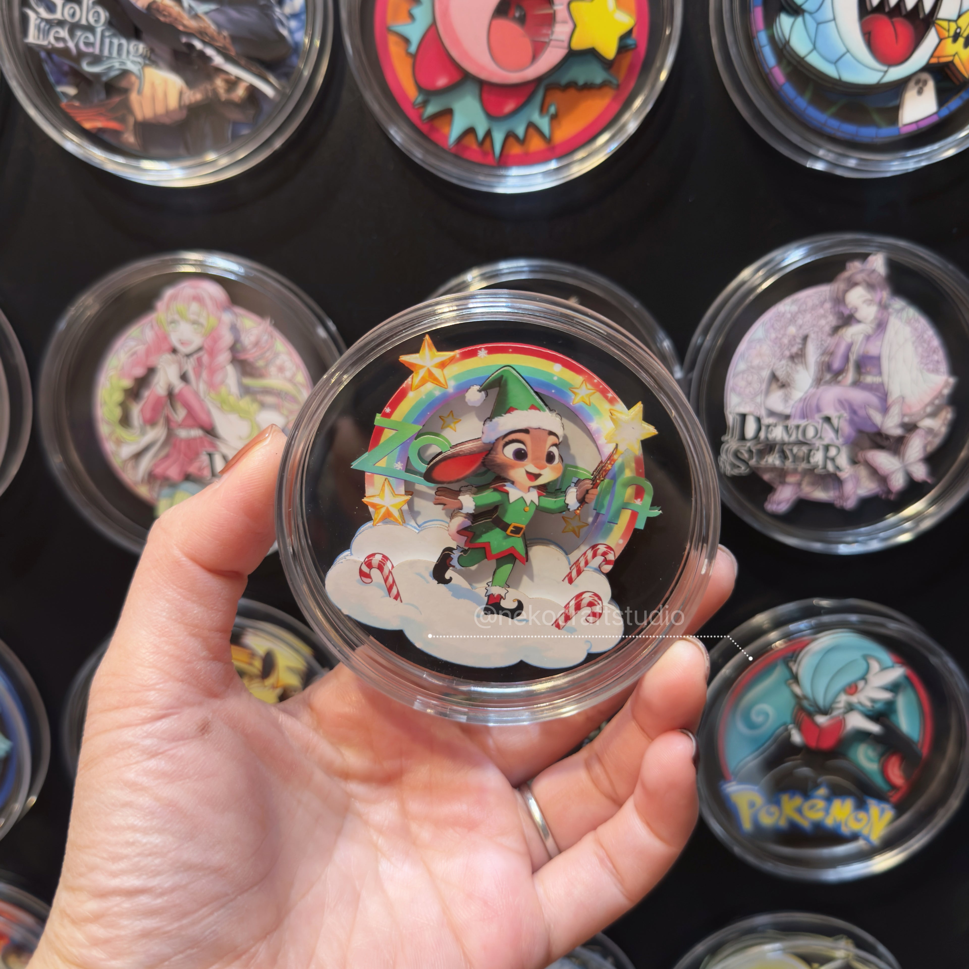 Zootopia - Judy Christmas - Paper Cut Magnet