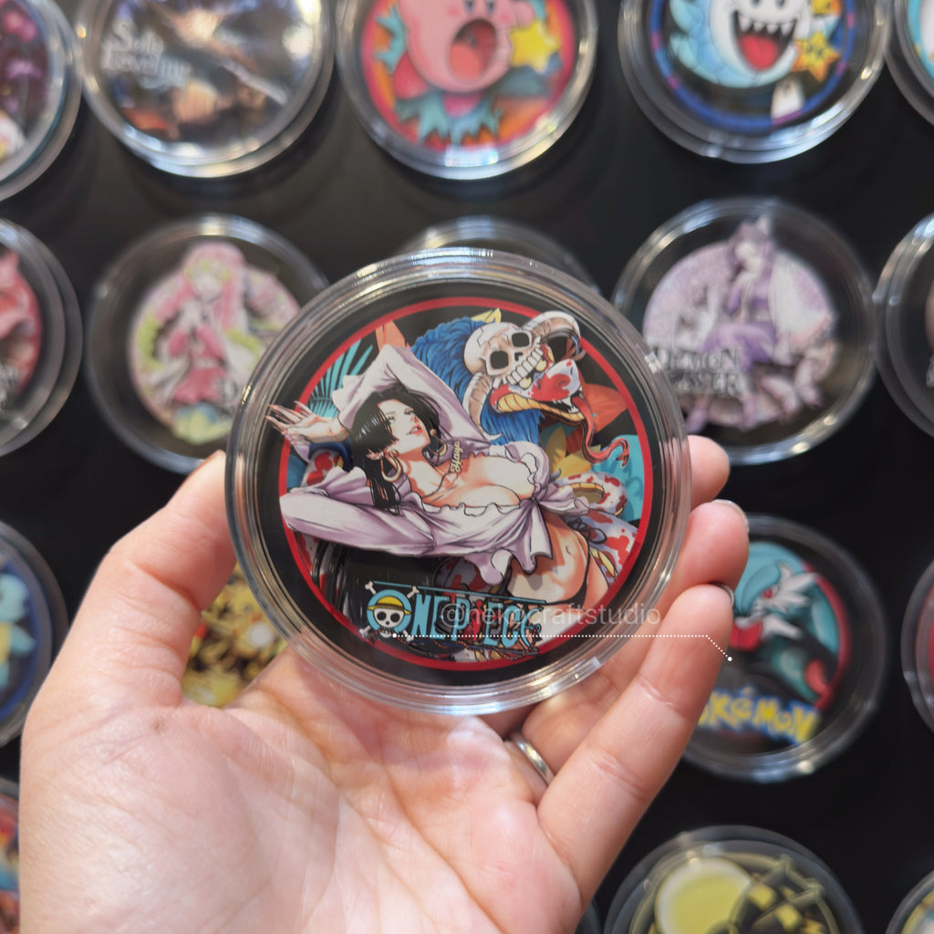 One Piece- BoaHancock - Paper Cut Magnet