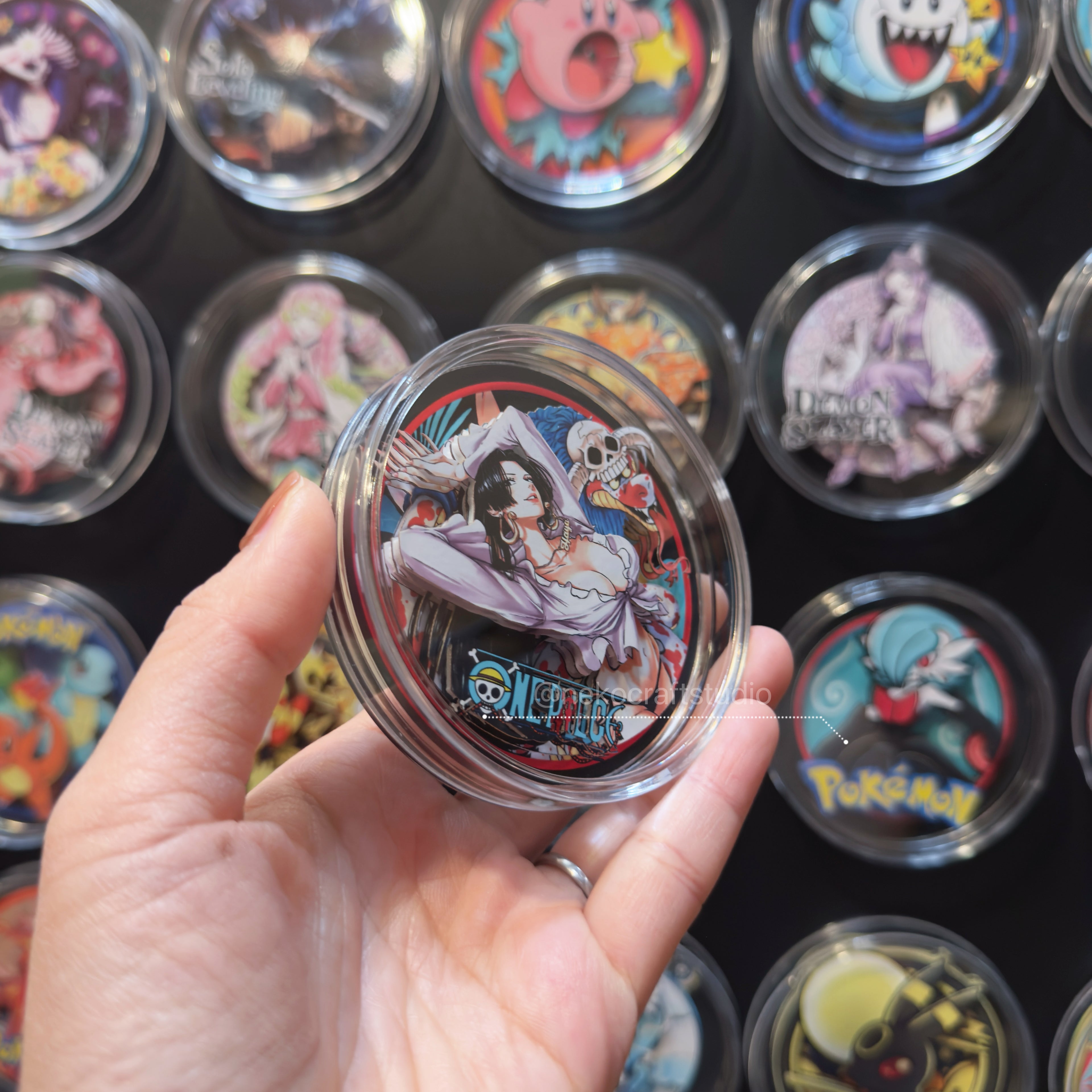 One Piece- BoaHancock - Paper Cut Magnet