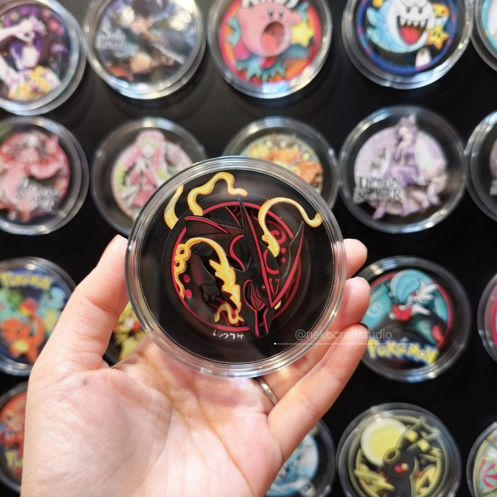 Pokemon- Mega Rayquaza - Paper Cut Magnet