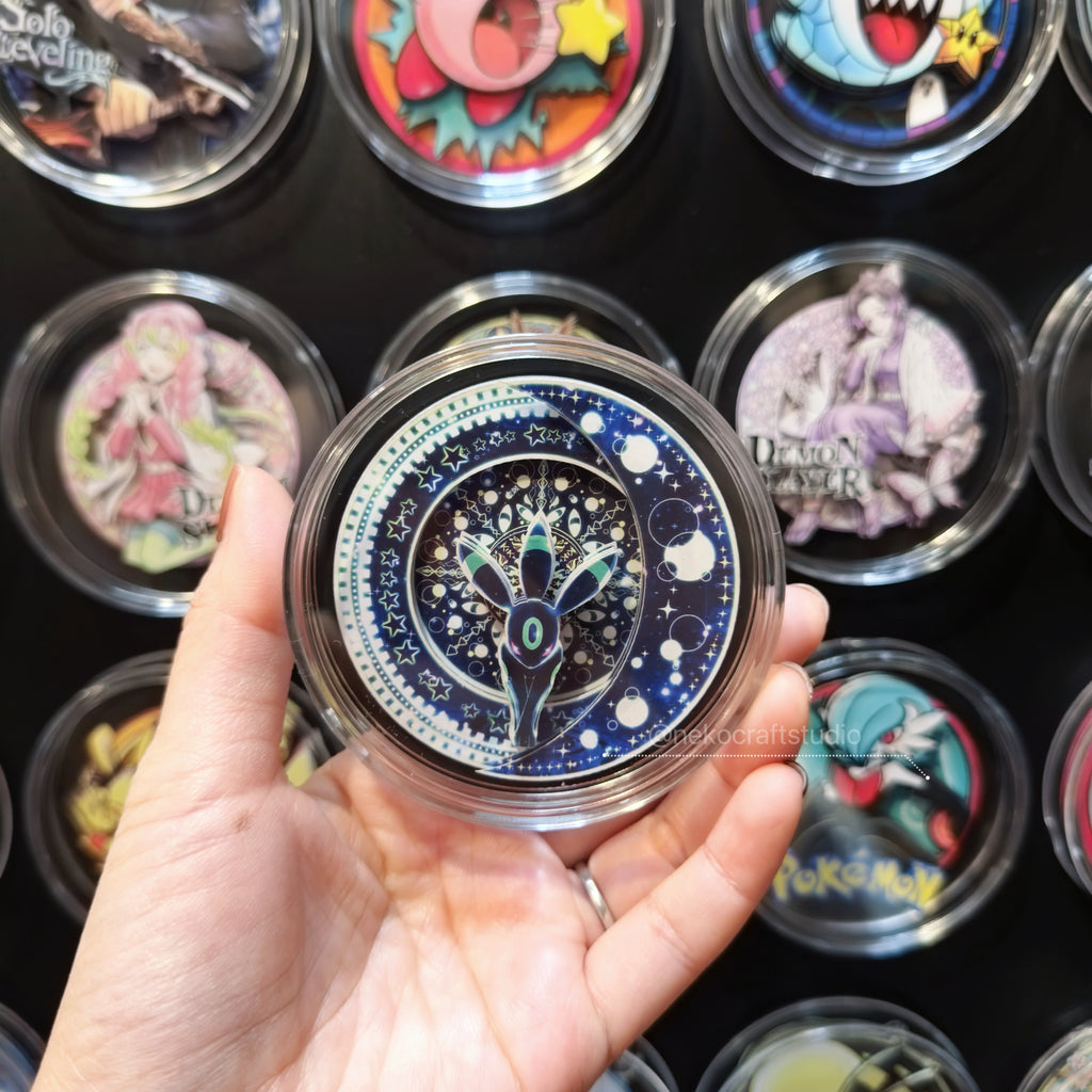 Pokemon- Eevee Evolutions -Umbreon- Paper Cut Magnet
