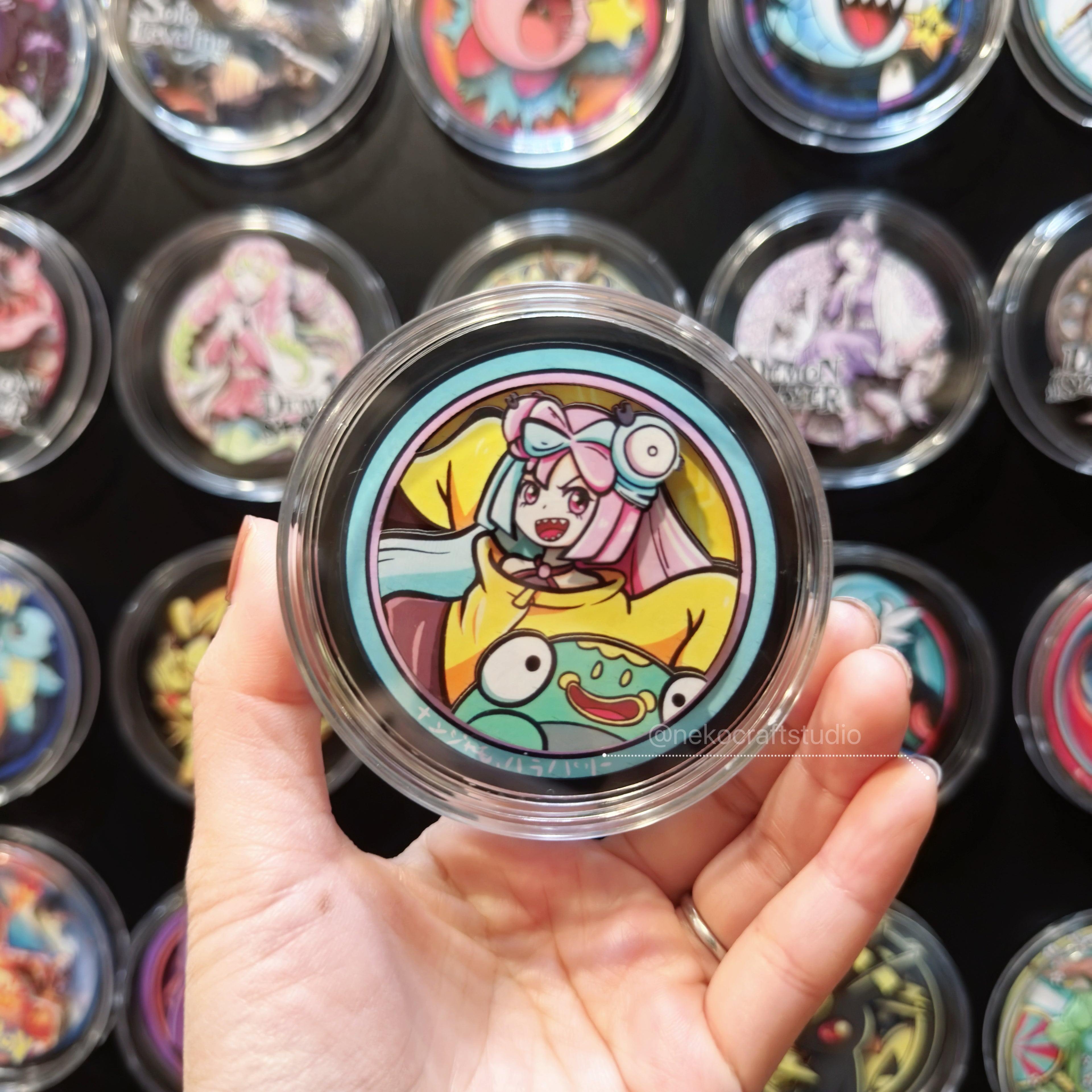 Pokemon Masters Trainer- Iono & Bellibolt- Paper Cut Magnet