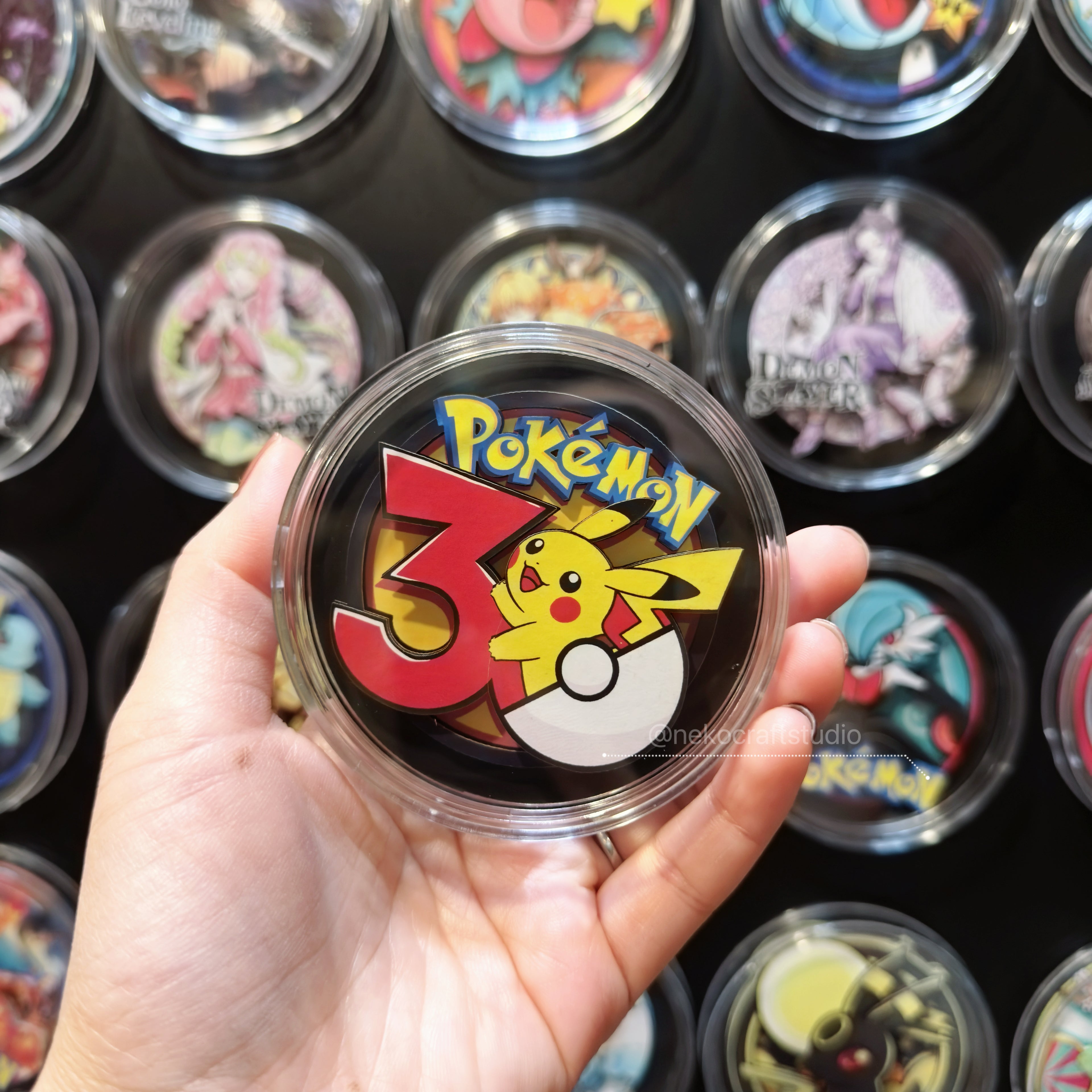 Pokemon - 30th Celebration- Paper Cut Magnet