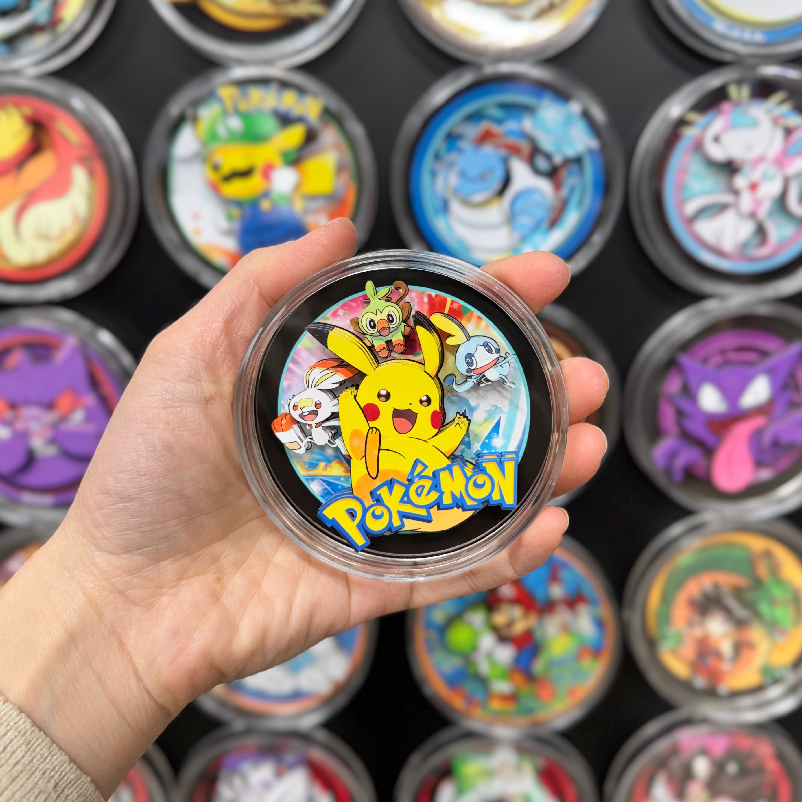 Pikachu and his Friends - Paper Cut Magnet