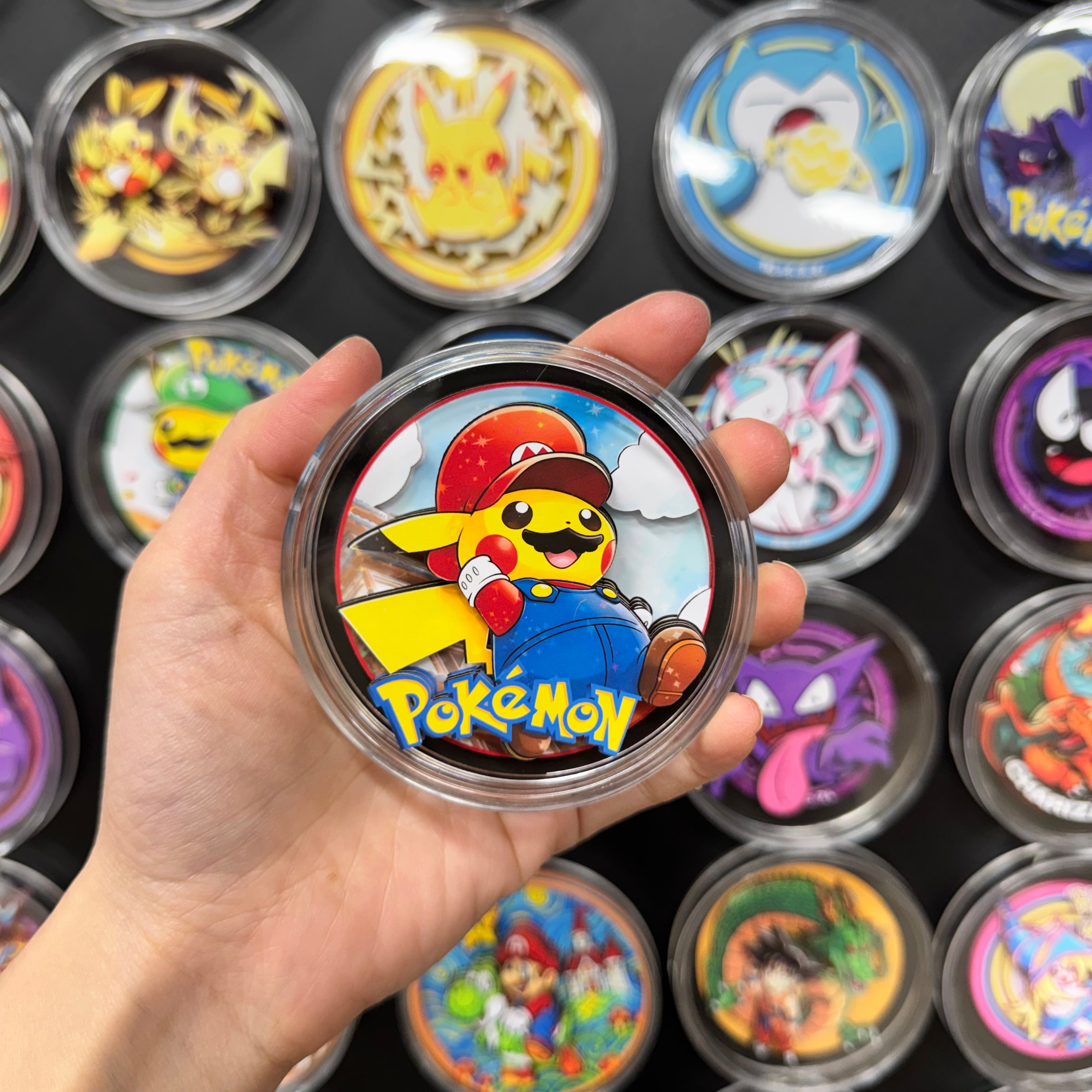 Mario X Pikachu - Paper Cut Magnet