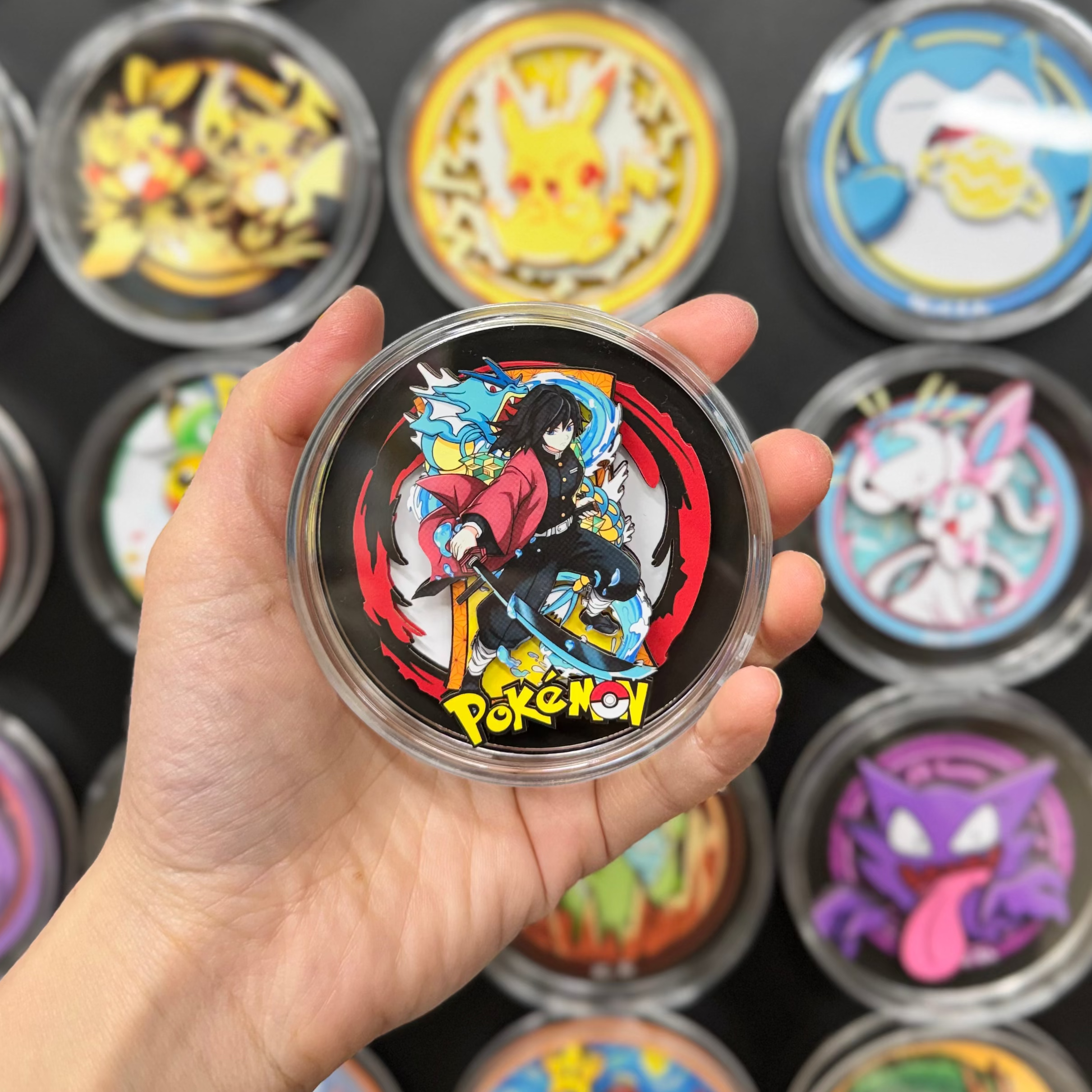 Giyu Tomioka ＸGyarados - Paper Cut Magnet