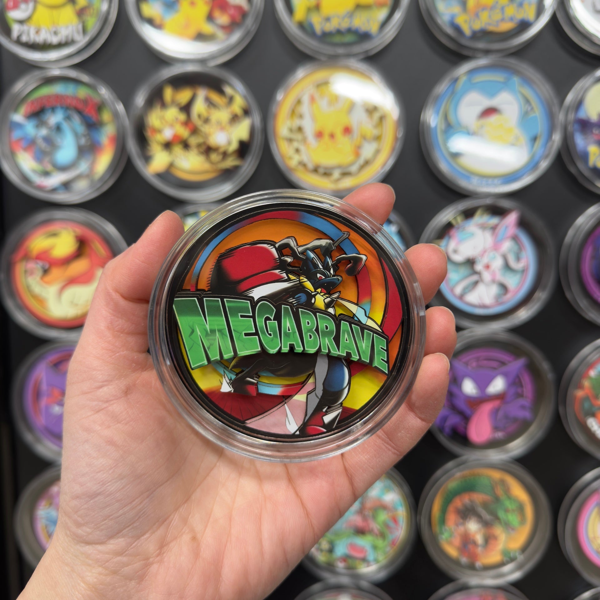 Lucario MegaBrave - Paper Cut Magnet