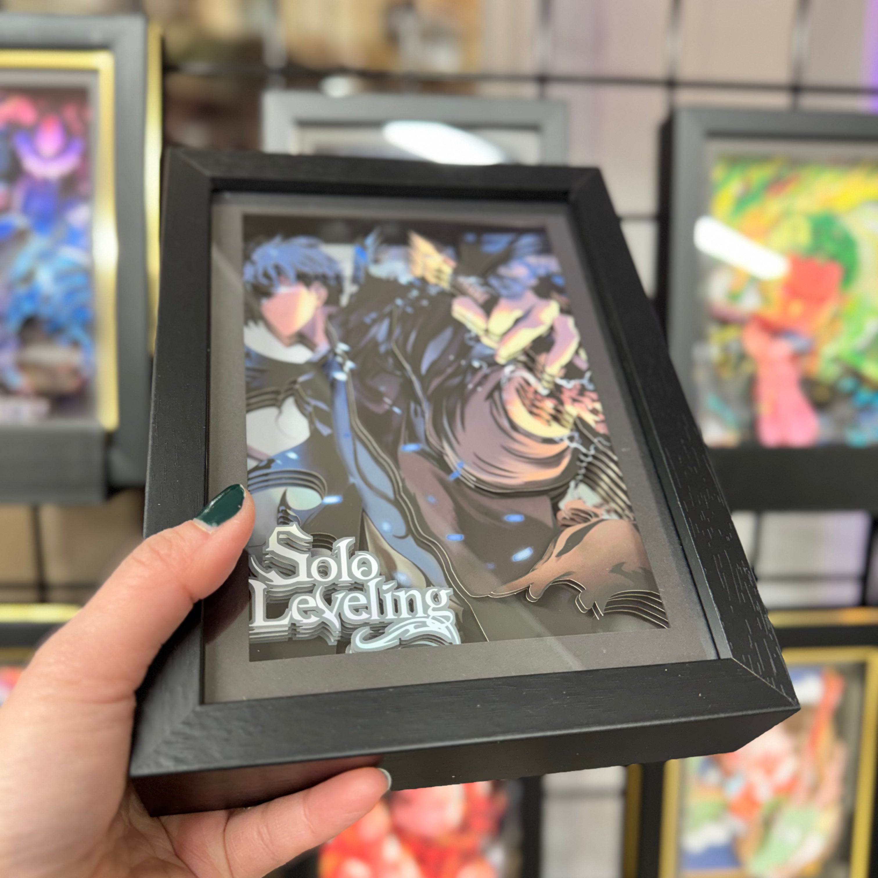 Solo Leveling - Jin Woo -3D Paper Cut Art Frame