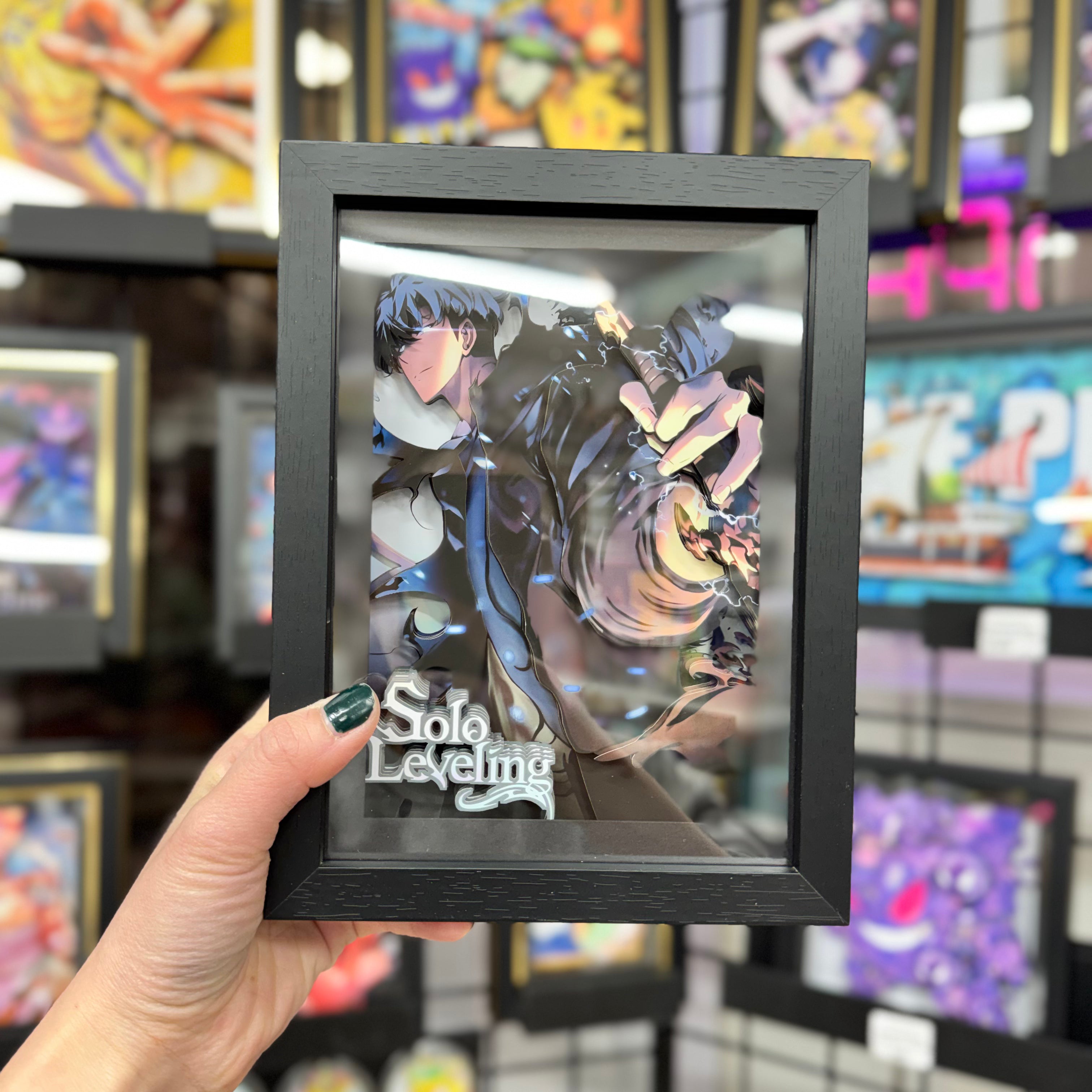 Solo Leveling - Jin Woo -3D Paper Cut Art Frame