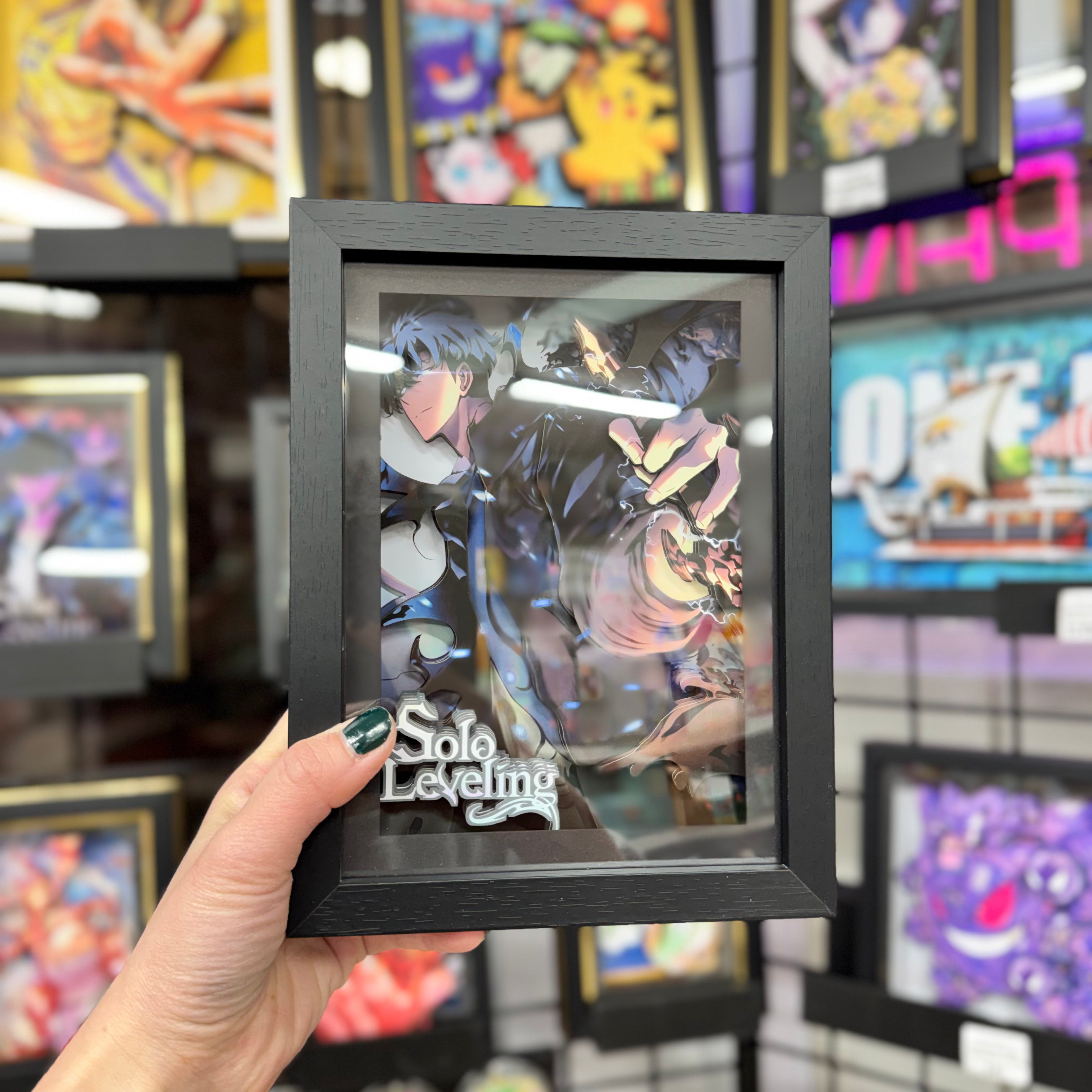 Solo Leveling - Jin Woo -3D Paper Cut Art Frame