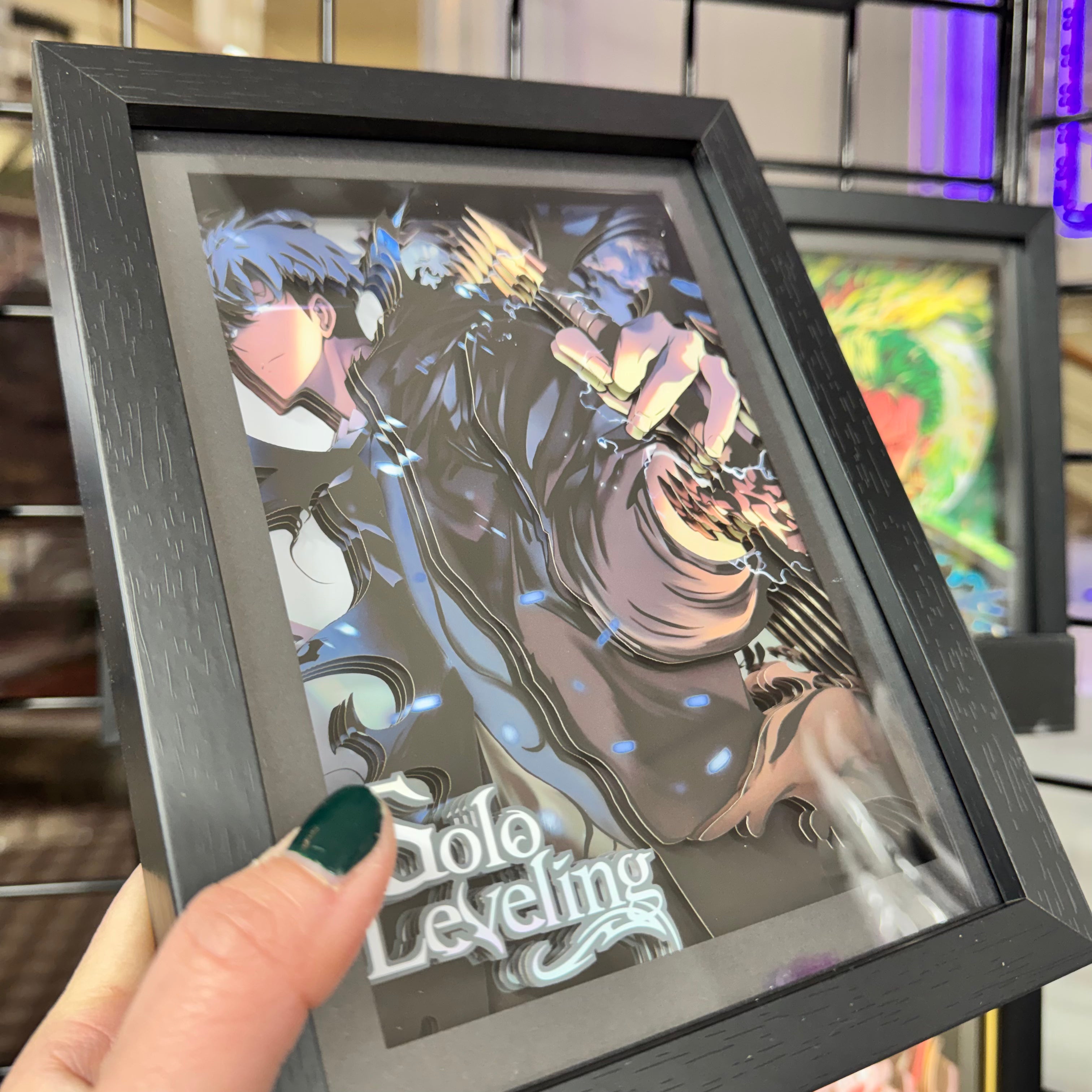 Solo Leveling - Jin Woo -3D Paper Cut Art Frame