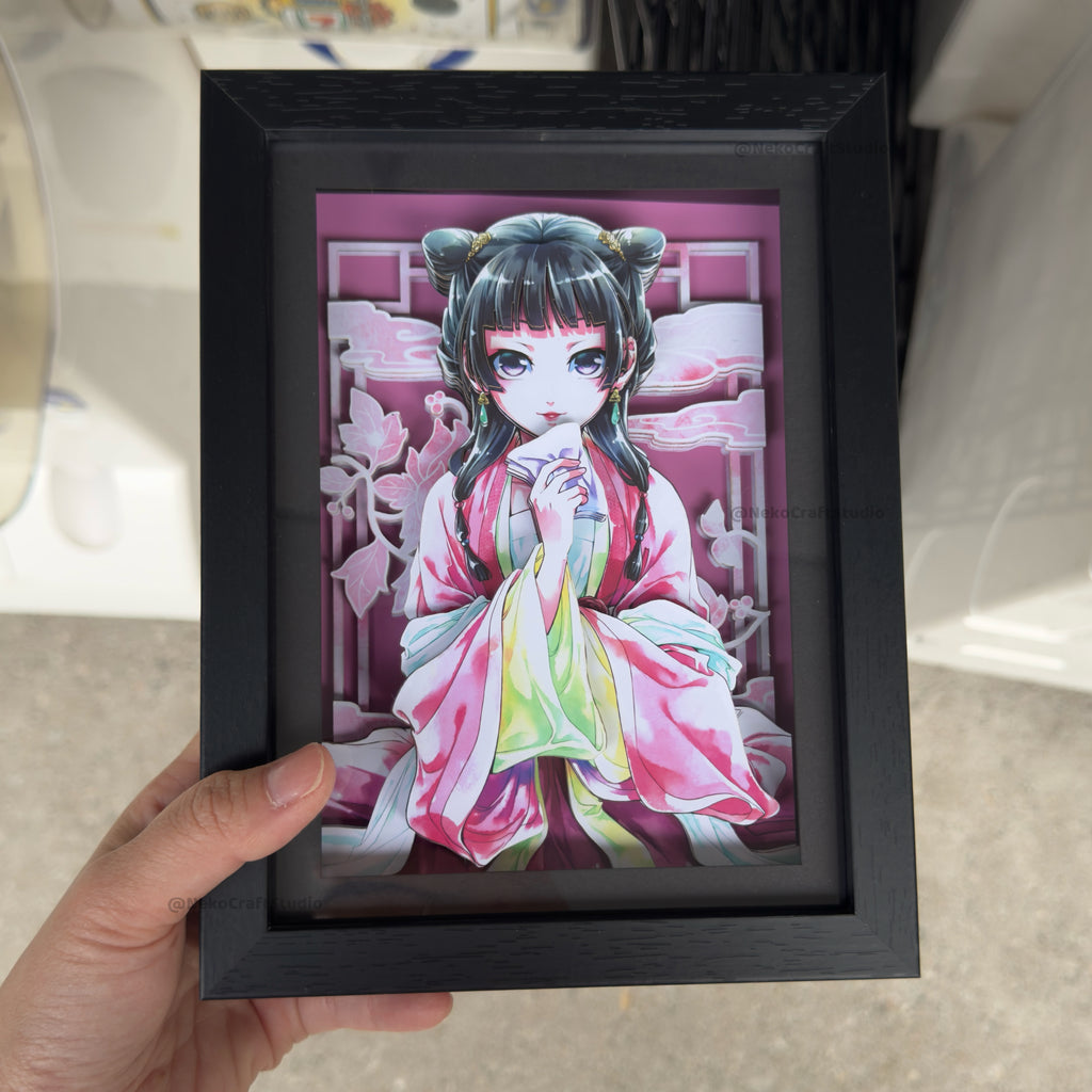 The Apothecary Diaries- Maomao -3D Paper Cut Art Frame