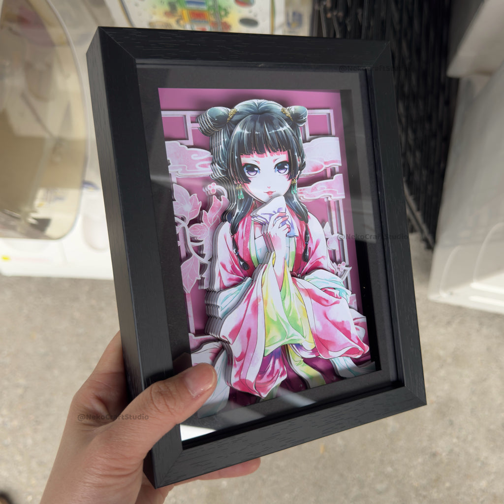 The Apothecary Diaries- Maomao -3D Paper Cut Art Frame