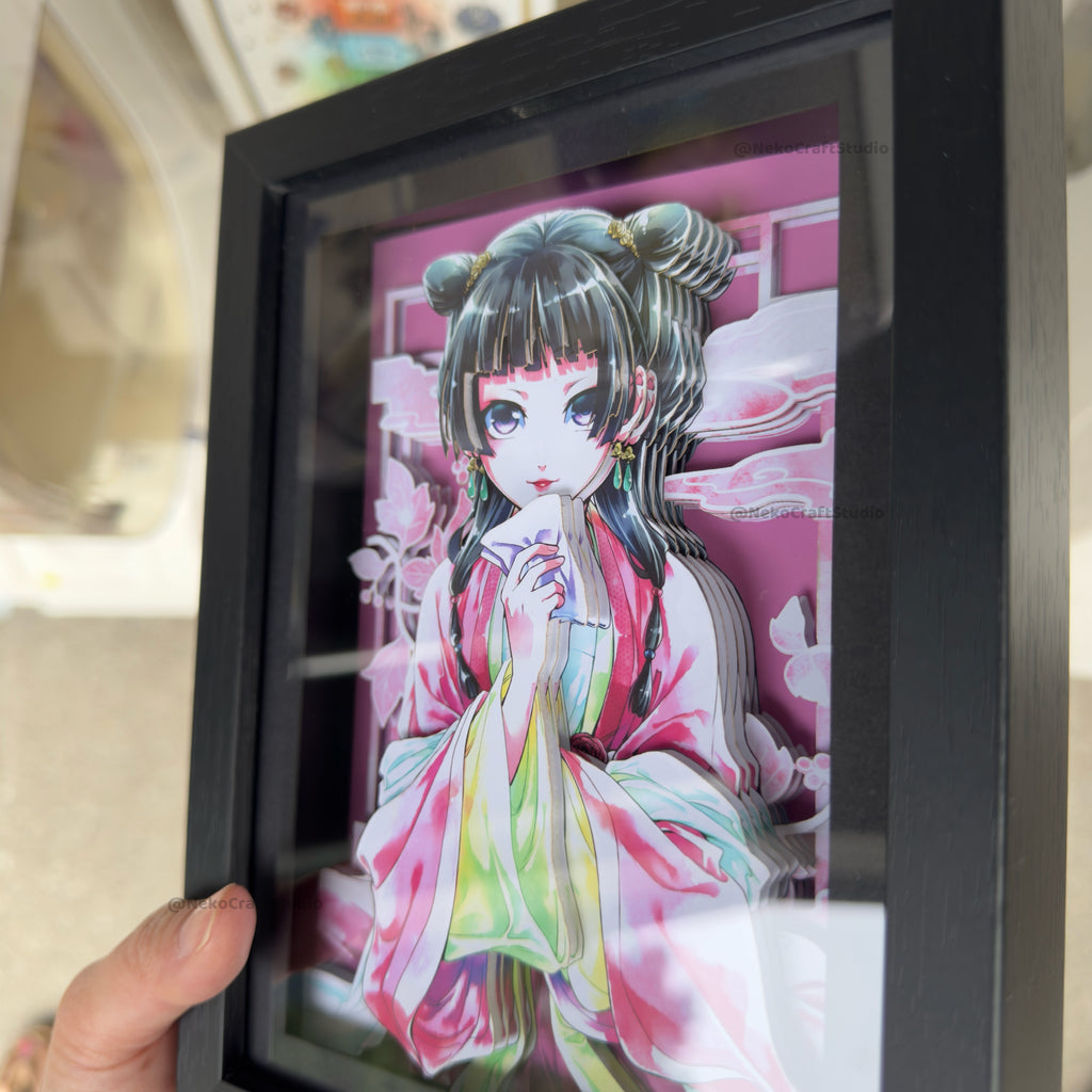 The Apothecary Diaries- Maomao -3D Paper Cut Art Frame