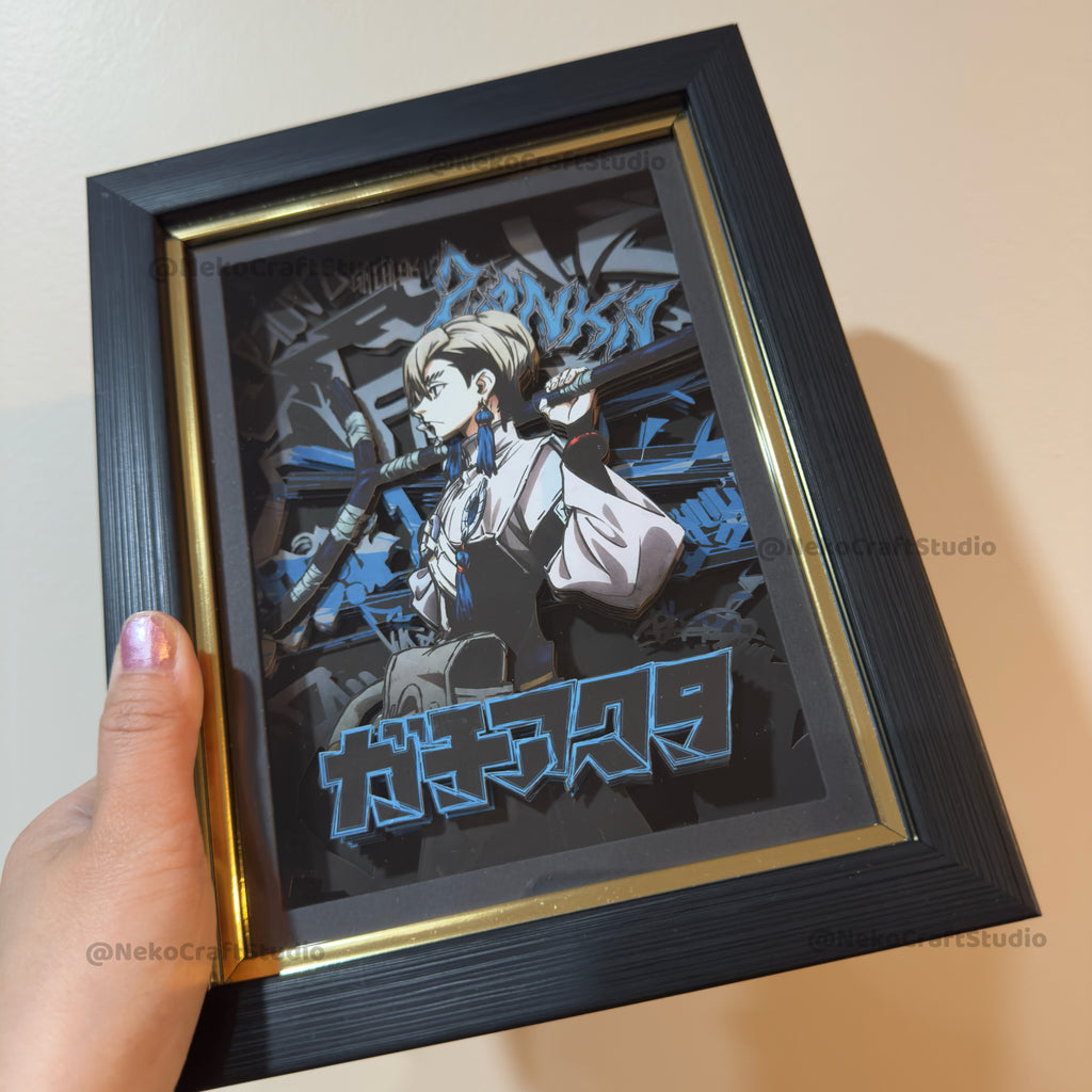 Gachiakuta -Zenka -3D Paper Cut Art Frame