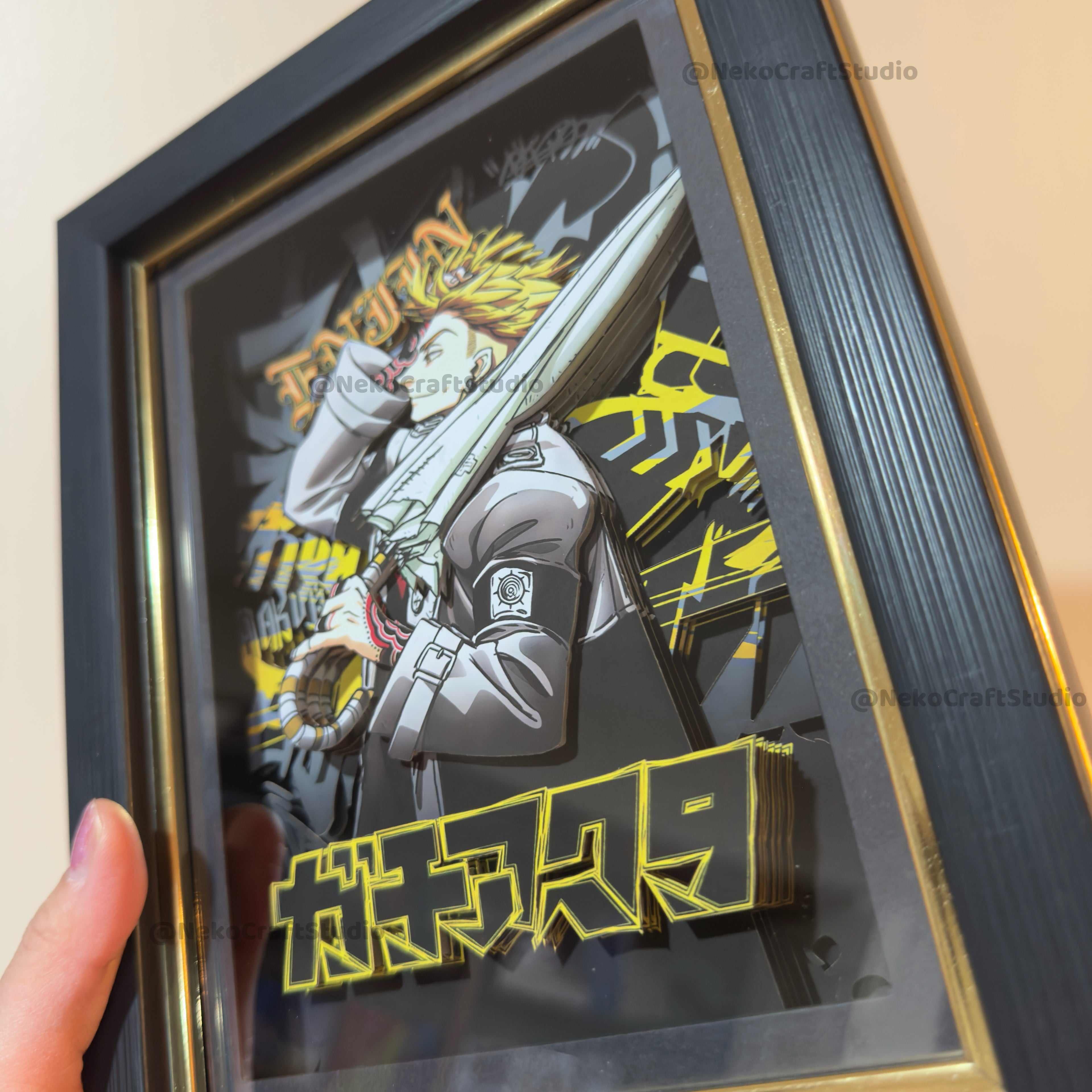 Gachiakuta -Enjin-3D Paper Cut Art Frame