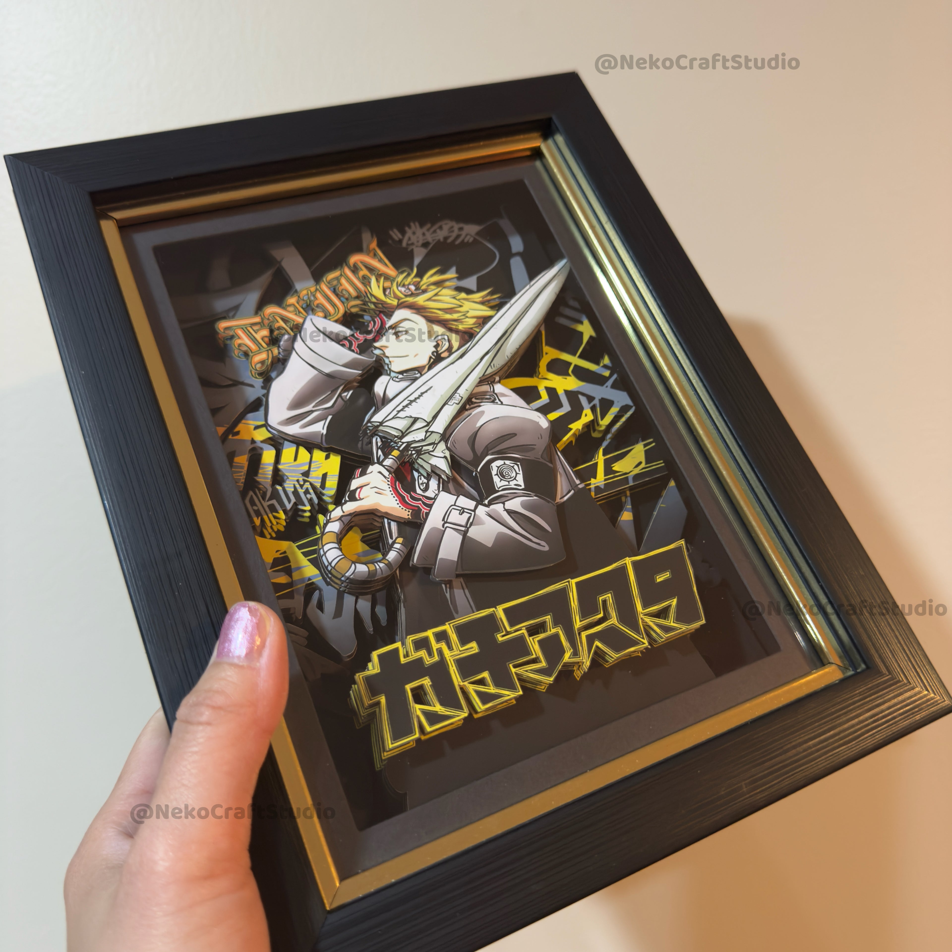 Gachiakuta -Enjin-3D Paper Cut Art Frame