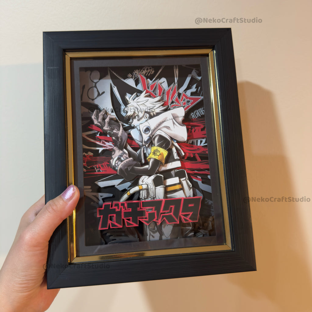 Gachiakuta -Rudo-3D Paper Cut Art Frame