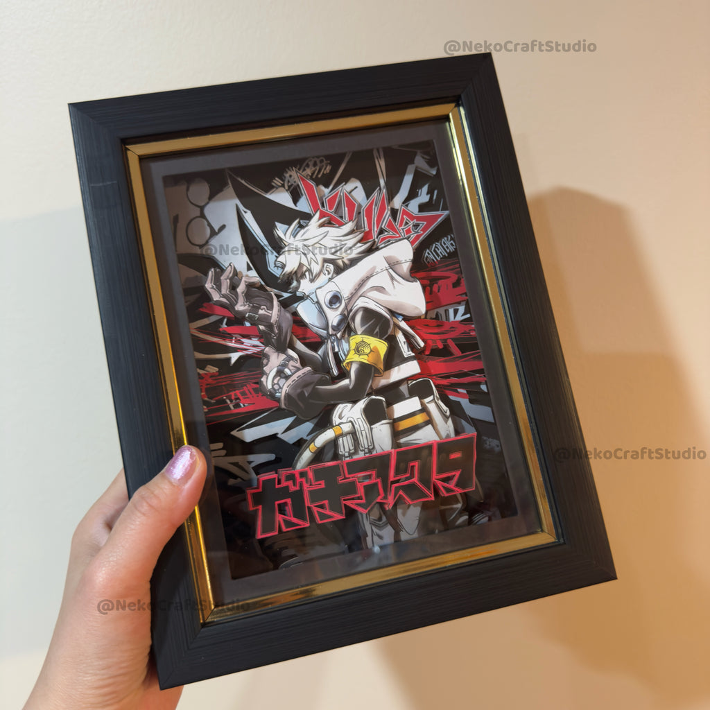 Gachiakuta -Rudo-3D Paper Cut Art Frame