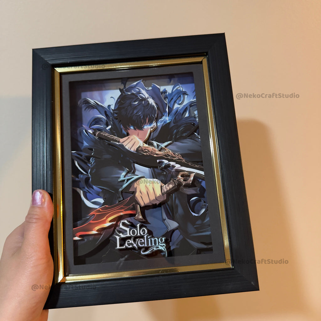 Solo Leveling -3D Paper Cut Art Frame