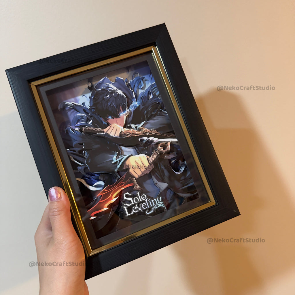 Solo Leveling -3D Paper Cut Art Frame