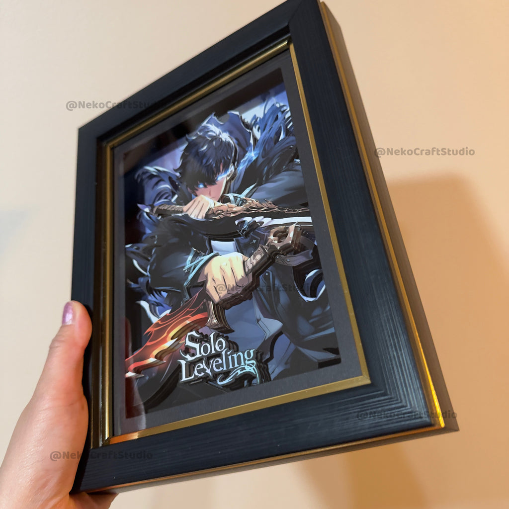 Solo Leveling -3D Paper Cut Art Frame
