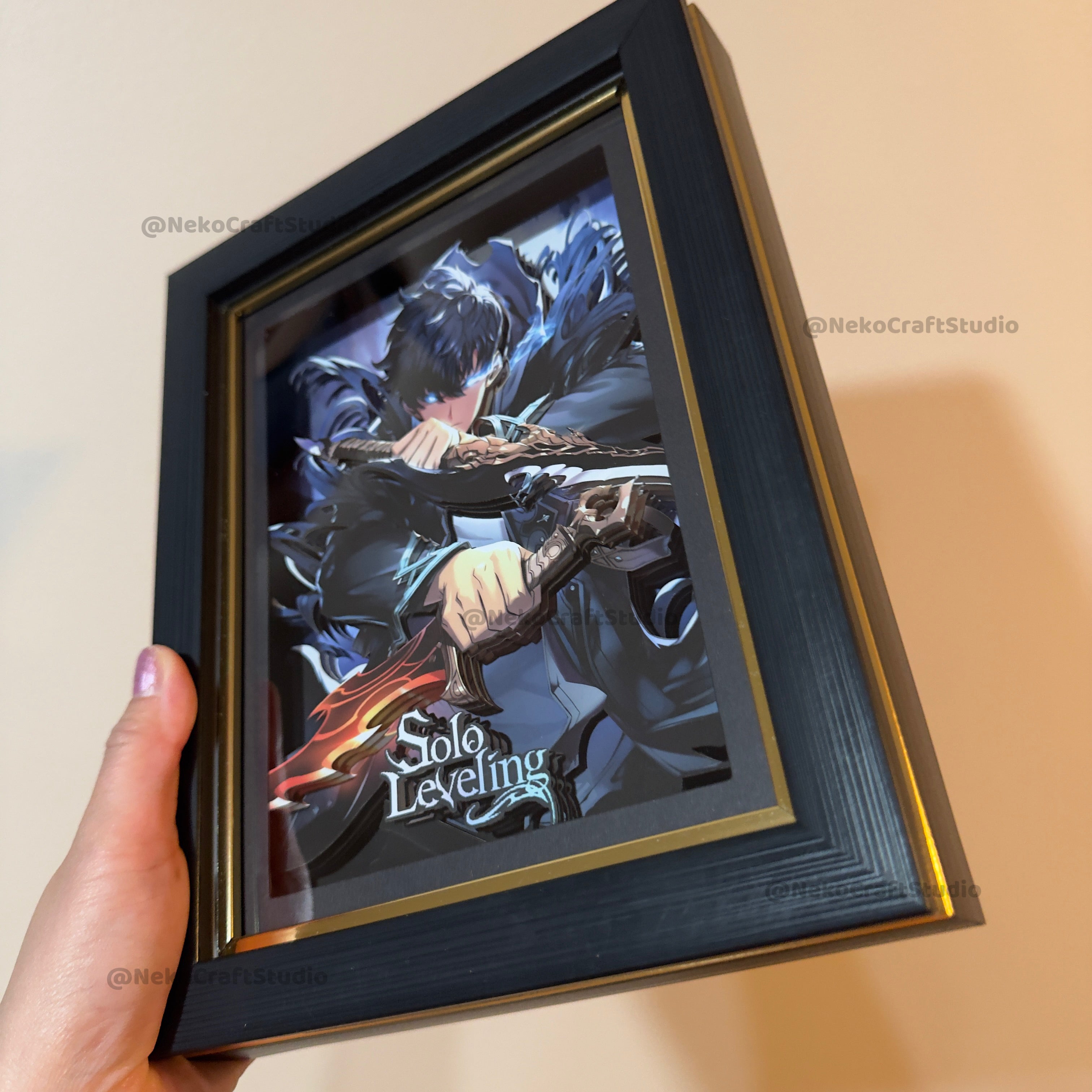 Solo Leveling -3D Paper Cut Art Frame