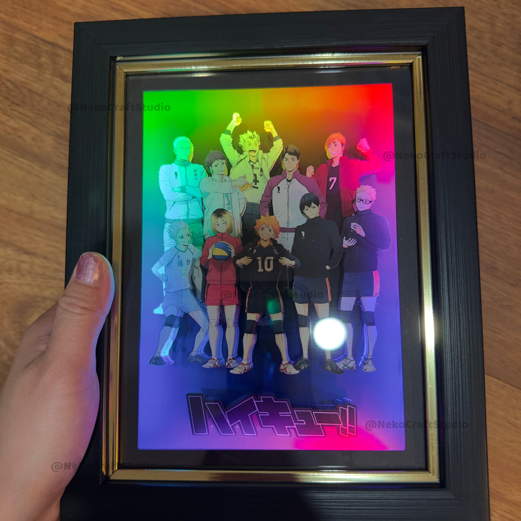 Haikyu Group -3D Paper Cut Art Frame