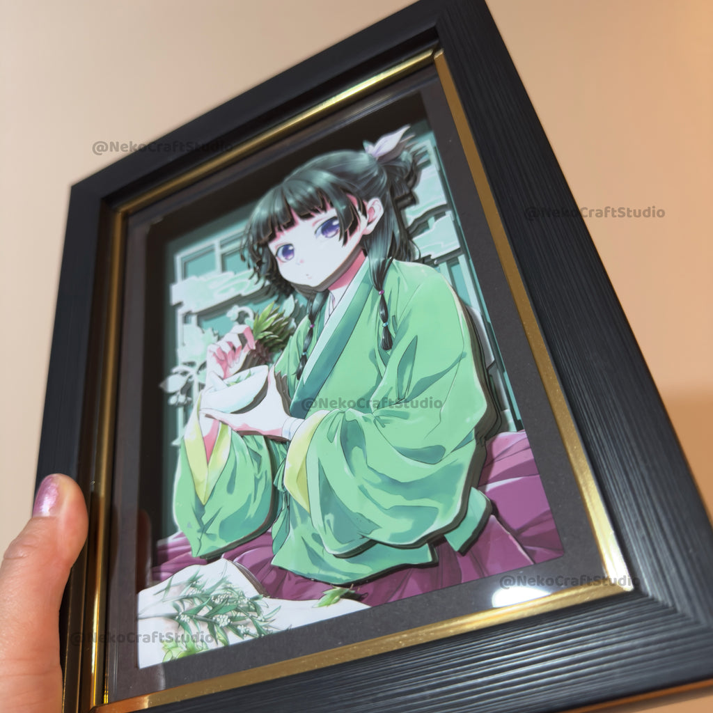 The Apothecary Diaries - Maomao -3D Paper Cut Art Frame