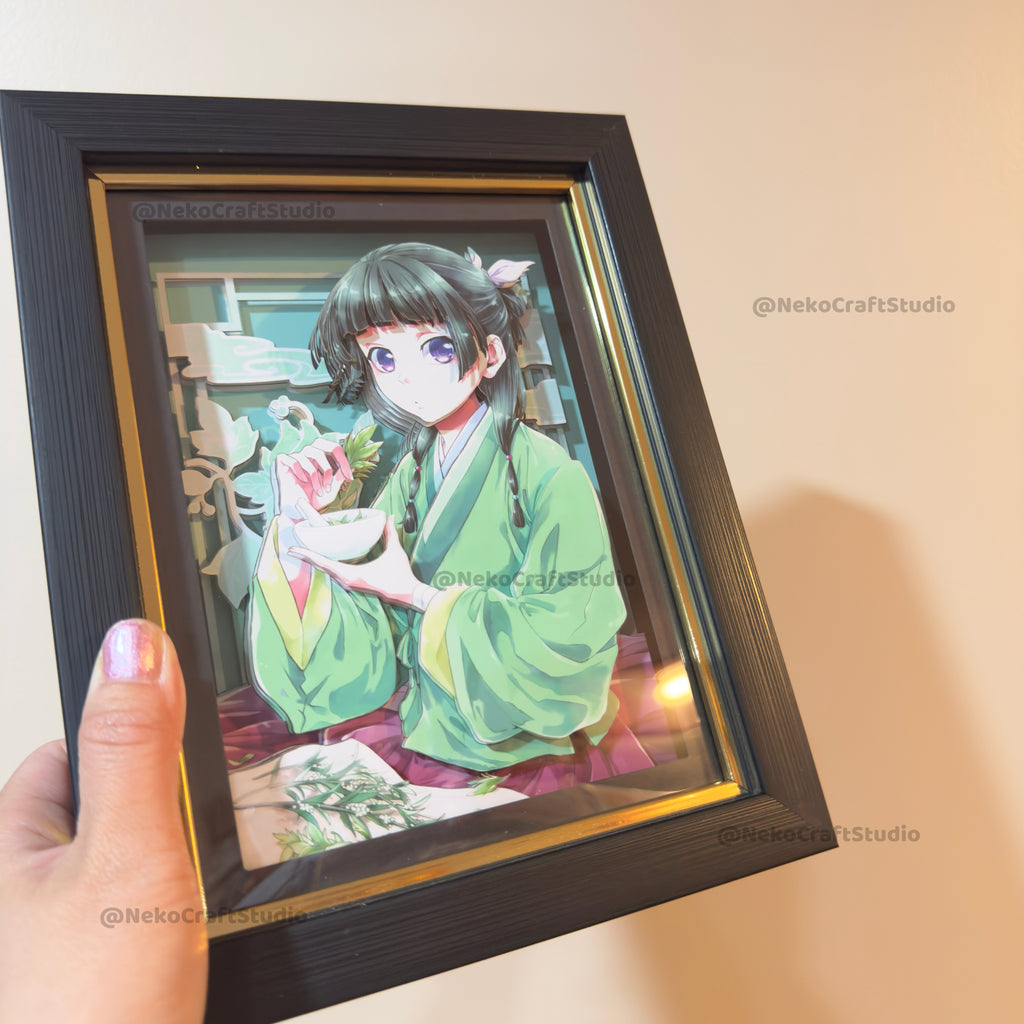 The Apothecary Diaries - Maomao -3D Paper Cut Art Frame