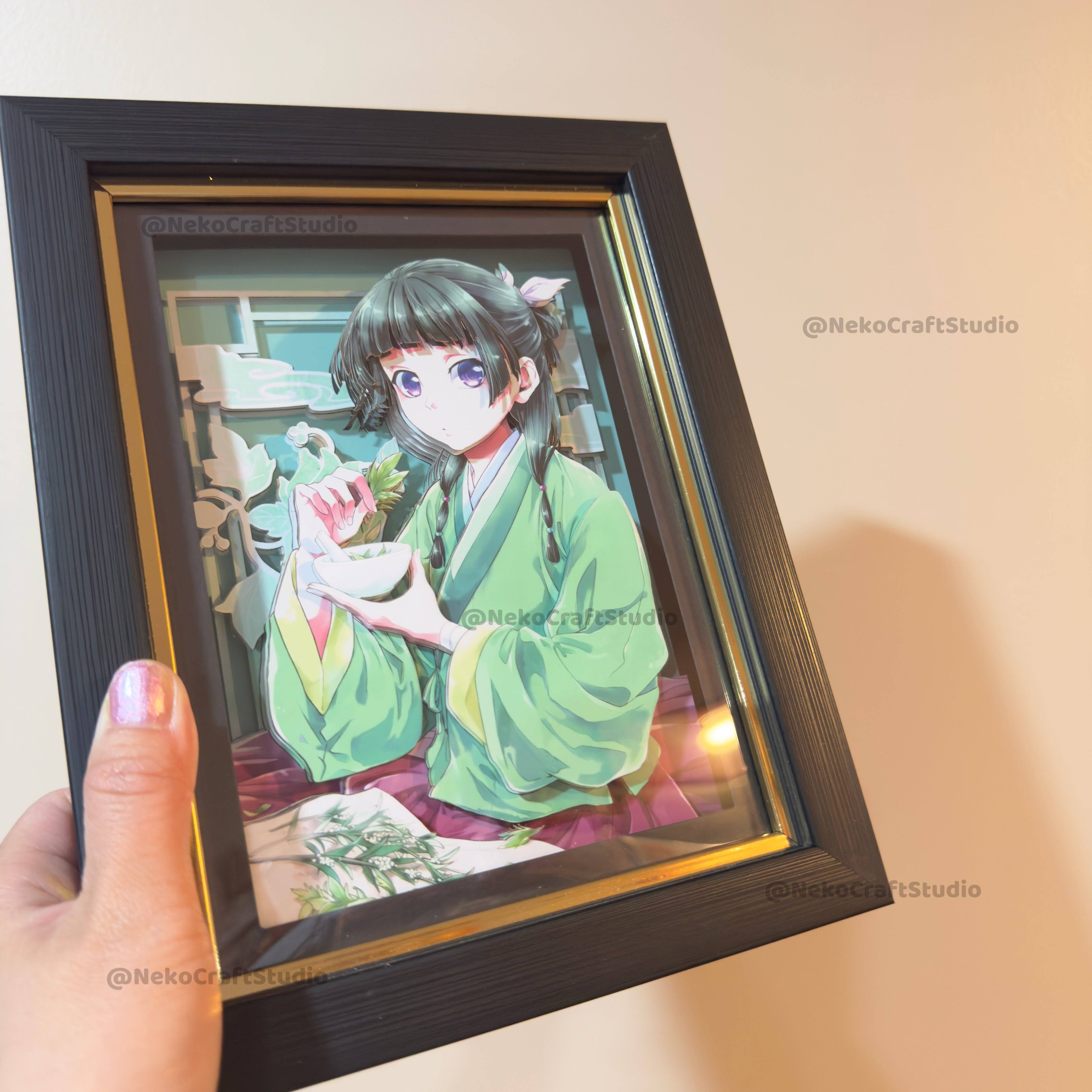 The Apothecary Diaries - Maomao -3D Paper Cut Art Frame