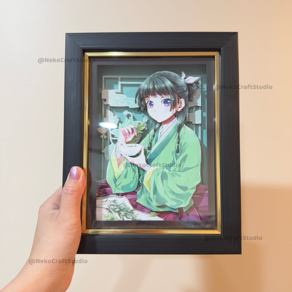 The Apothecary Diaries - Maomao -3D Paper Cut Art Frame