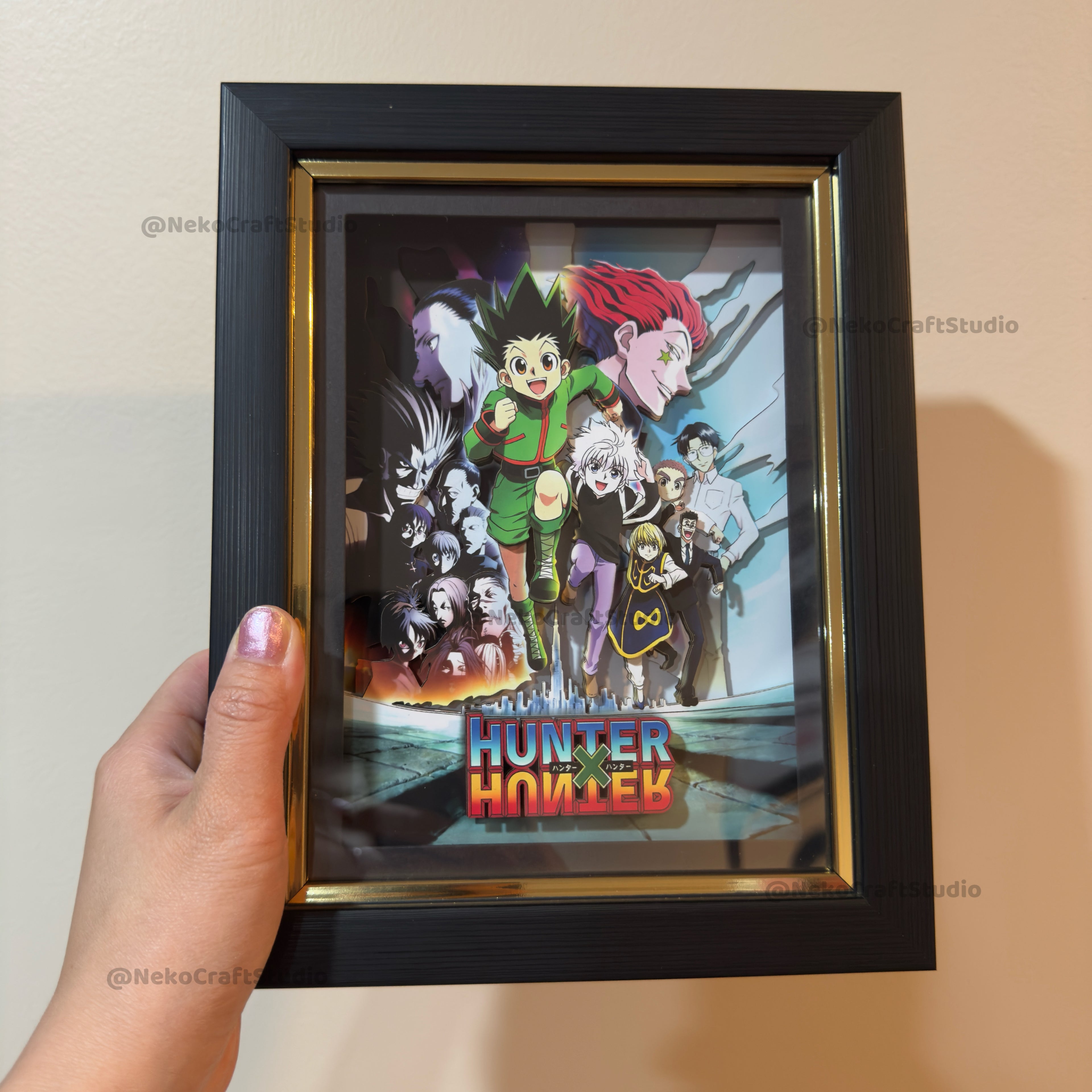 Hunter X Hunter -3D Paper Cut Art Frame