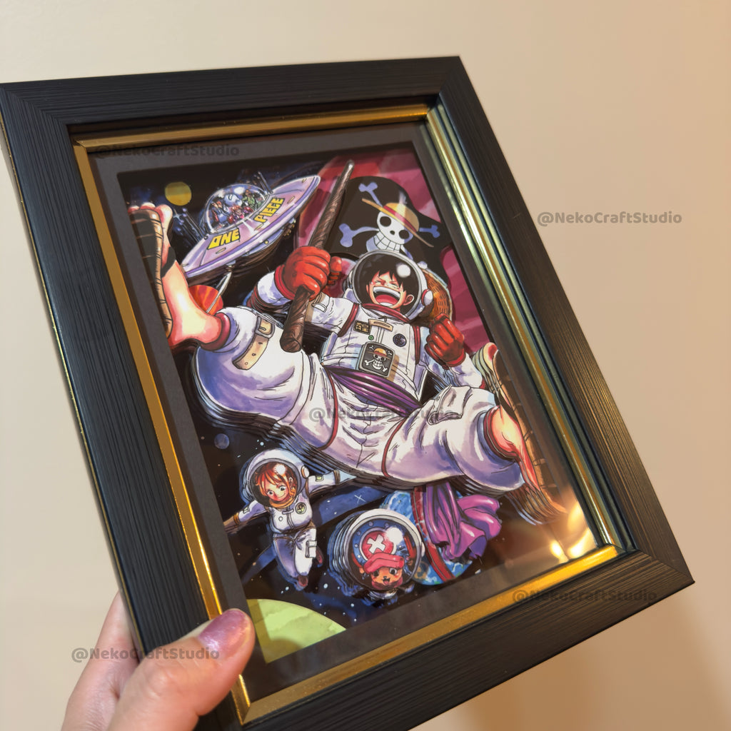 One Piece- Luffy -3D Paper Cut Art Frame
