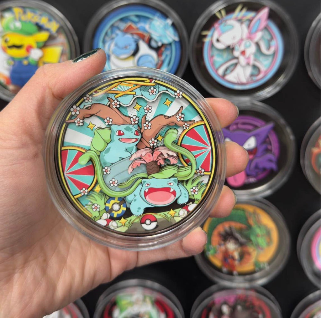 Bulbasaur & Venusaur - Paper Cut Magnet