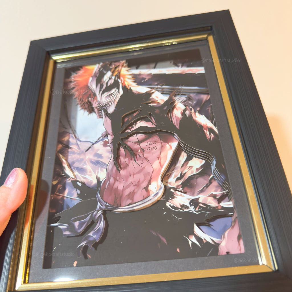 Bleach - Kurosaki Ichigo -3D Paper Cut Art Frame