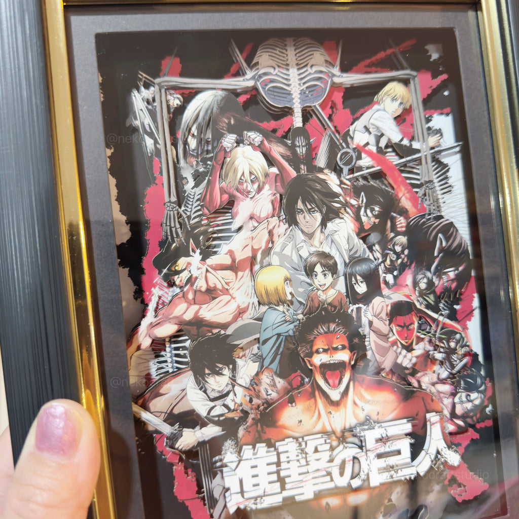 Attack on Titan  -3D Paper Cut Art Frame