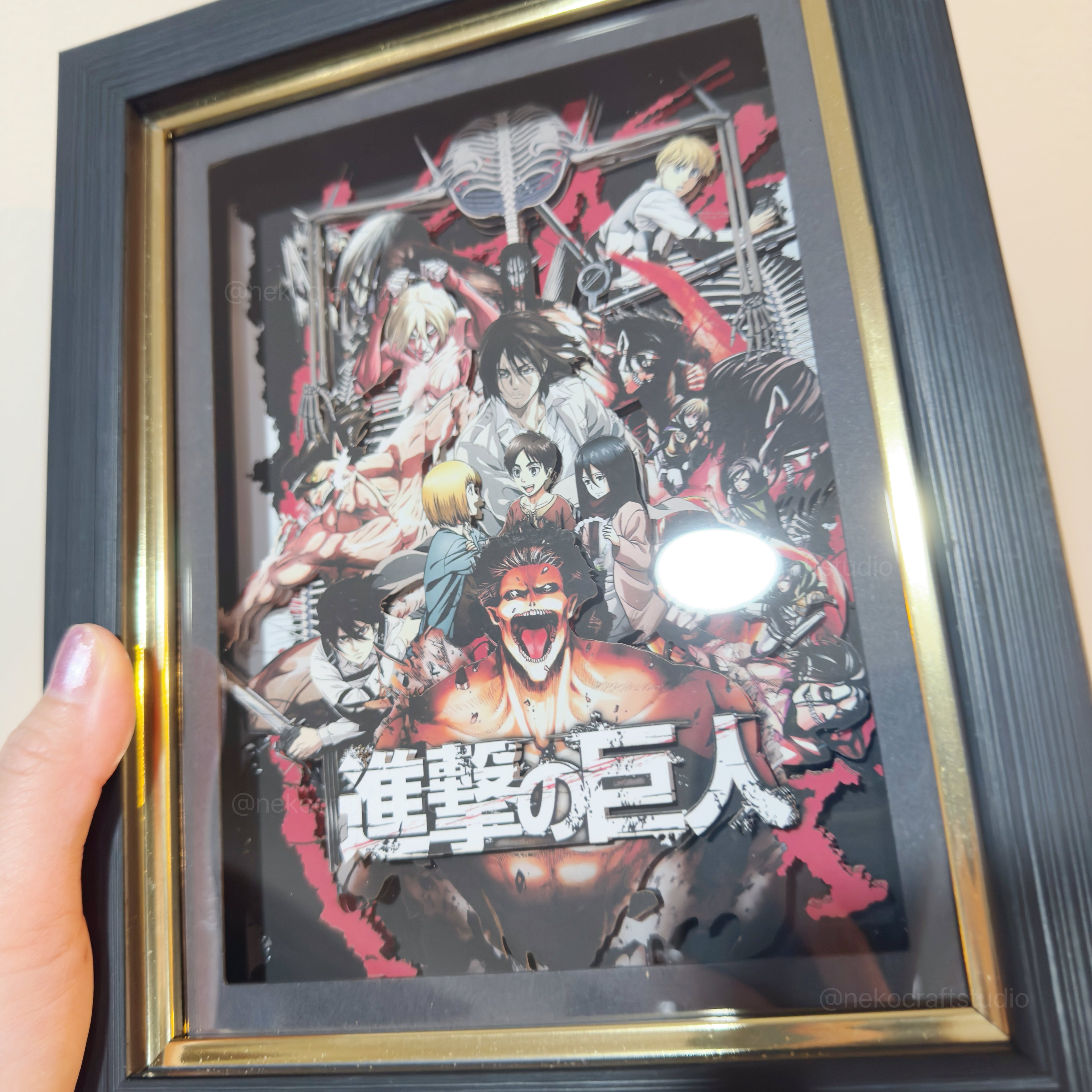 Attack on Titan  -3D Paper Cut Art Frame