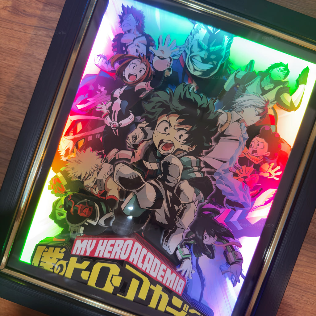 My Hero Academia -3D Paper Cut Art Frame