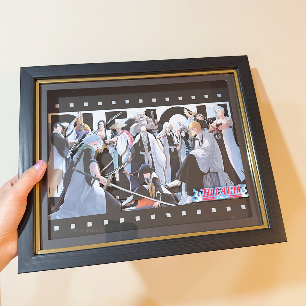Bleach - Captain of Squad 13-3D Paper Cut Art Frame