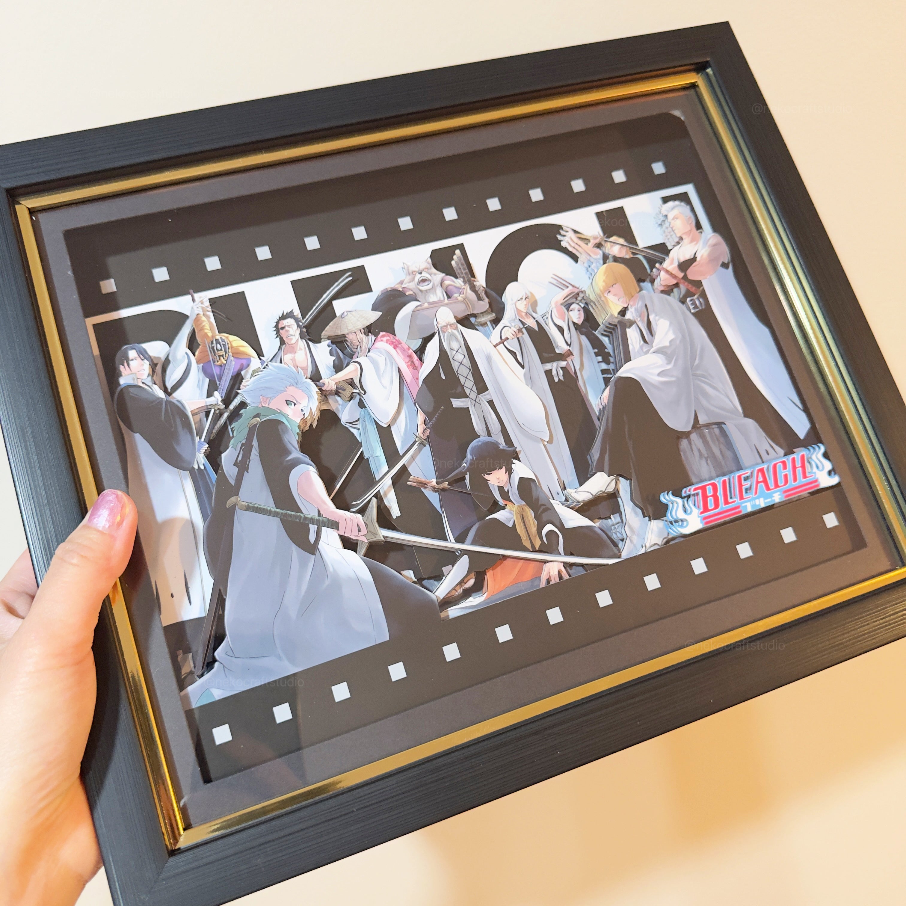 Bleach - Captain of Squad 13-3D Paper Cut Art Frame