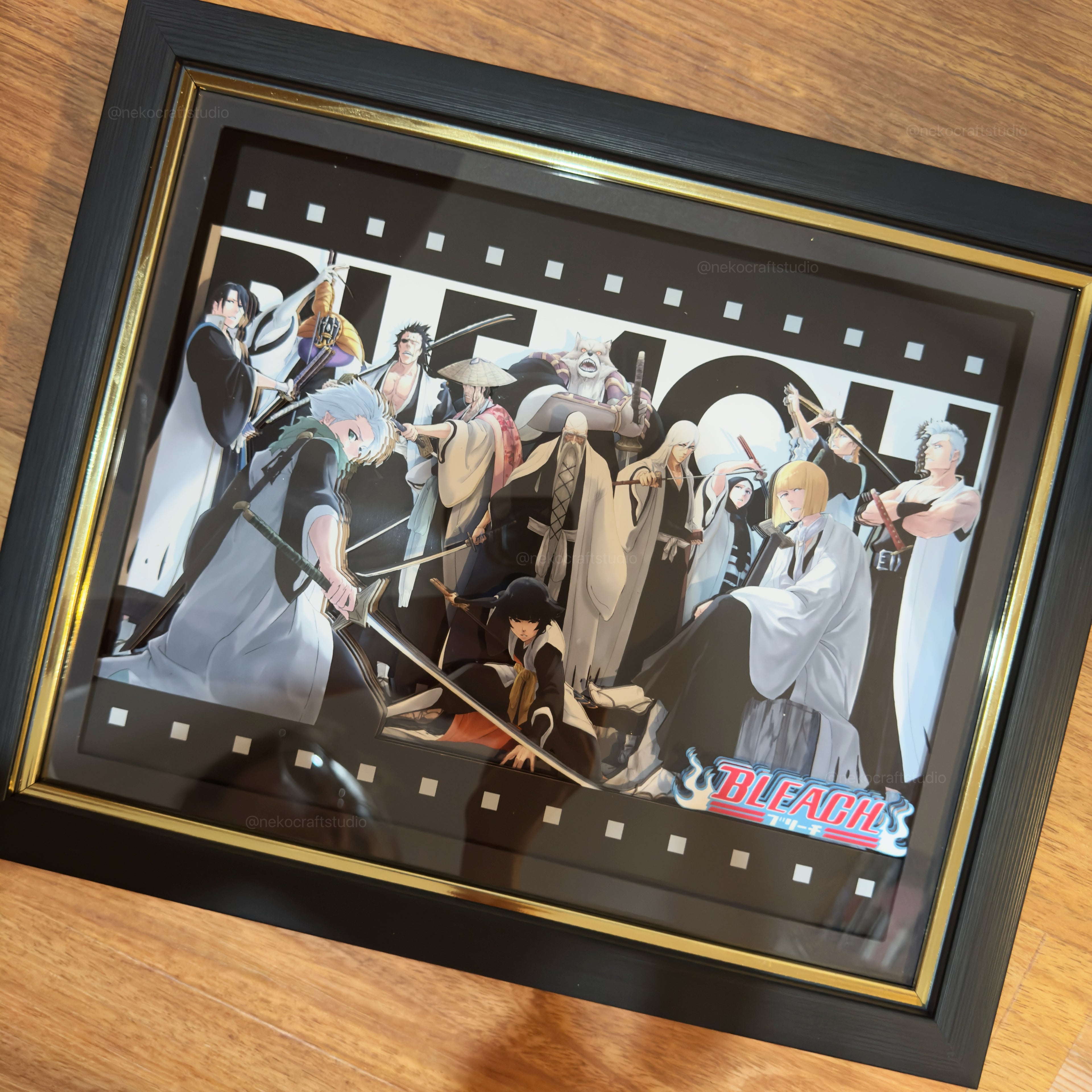 Bleach - Captain of Squad 13-3D Paper Cut Art Frame